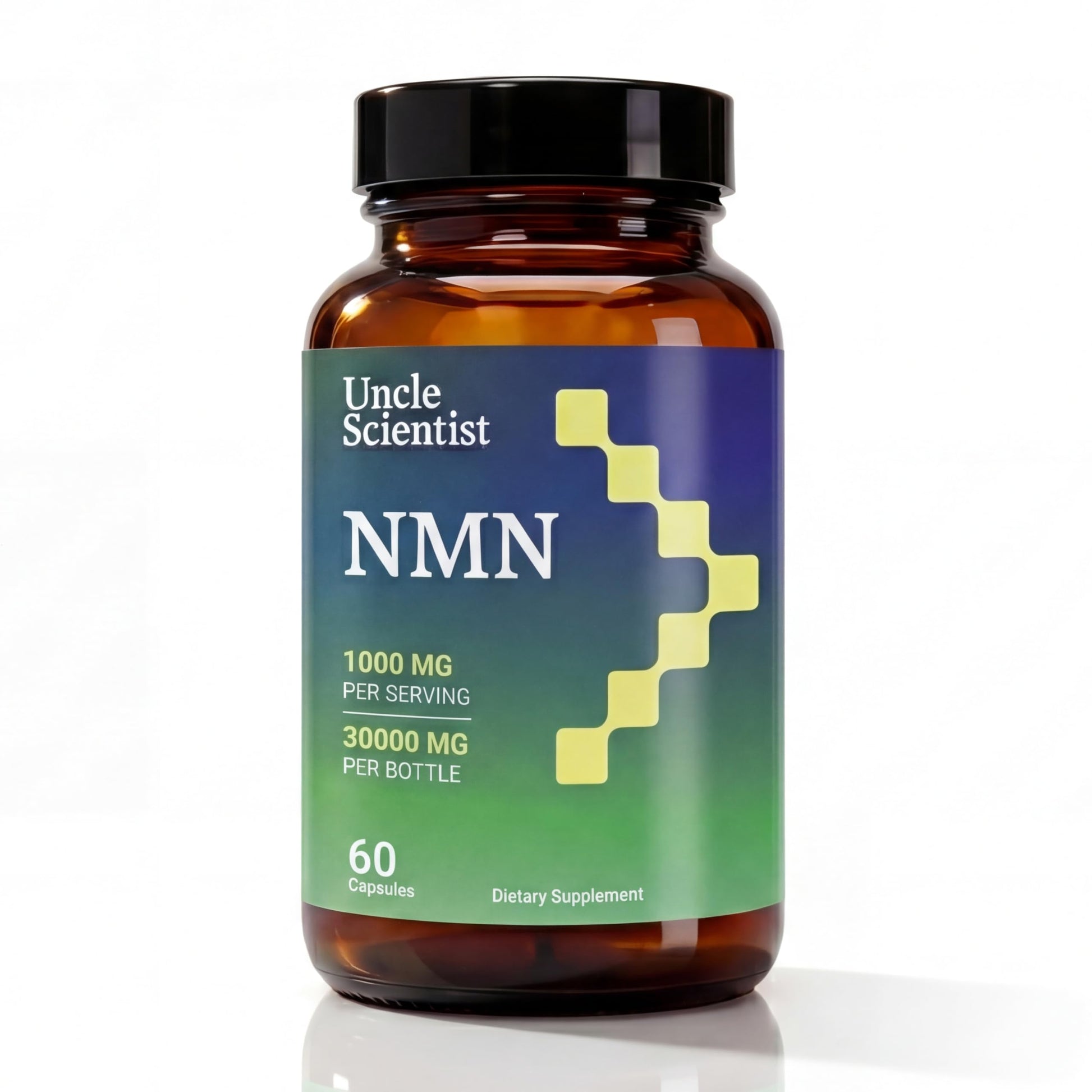Uncle Scientist Nicotinamide Mononucleotide NMN 1000 mg Capsule 60 Count