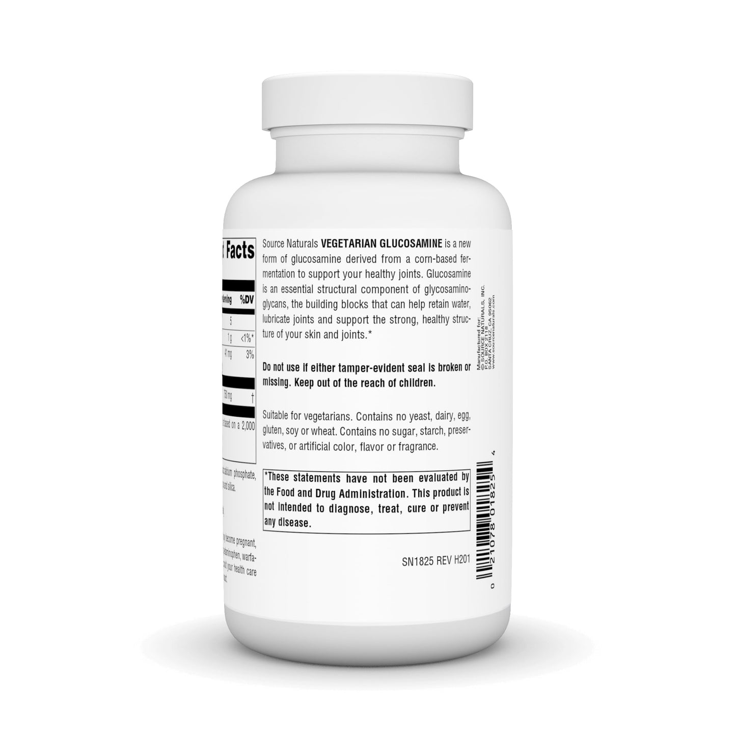 Source Naturals Vegetarian Glucosamine Tablet 120 Tablets