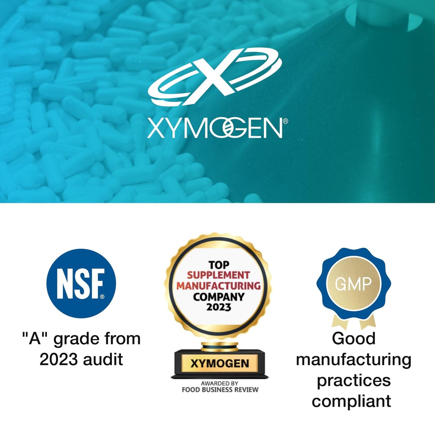 XYMOGEN ProbioMax Daily 100B Capsule, 30 Count