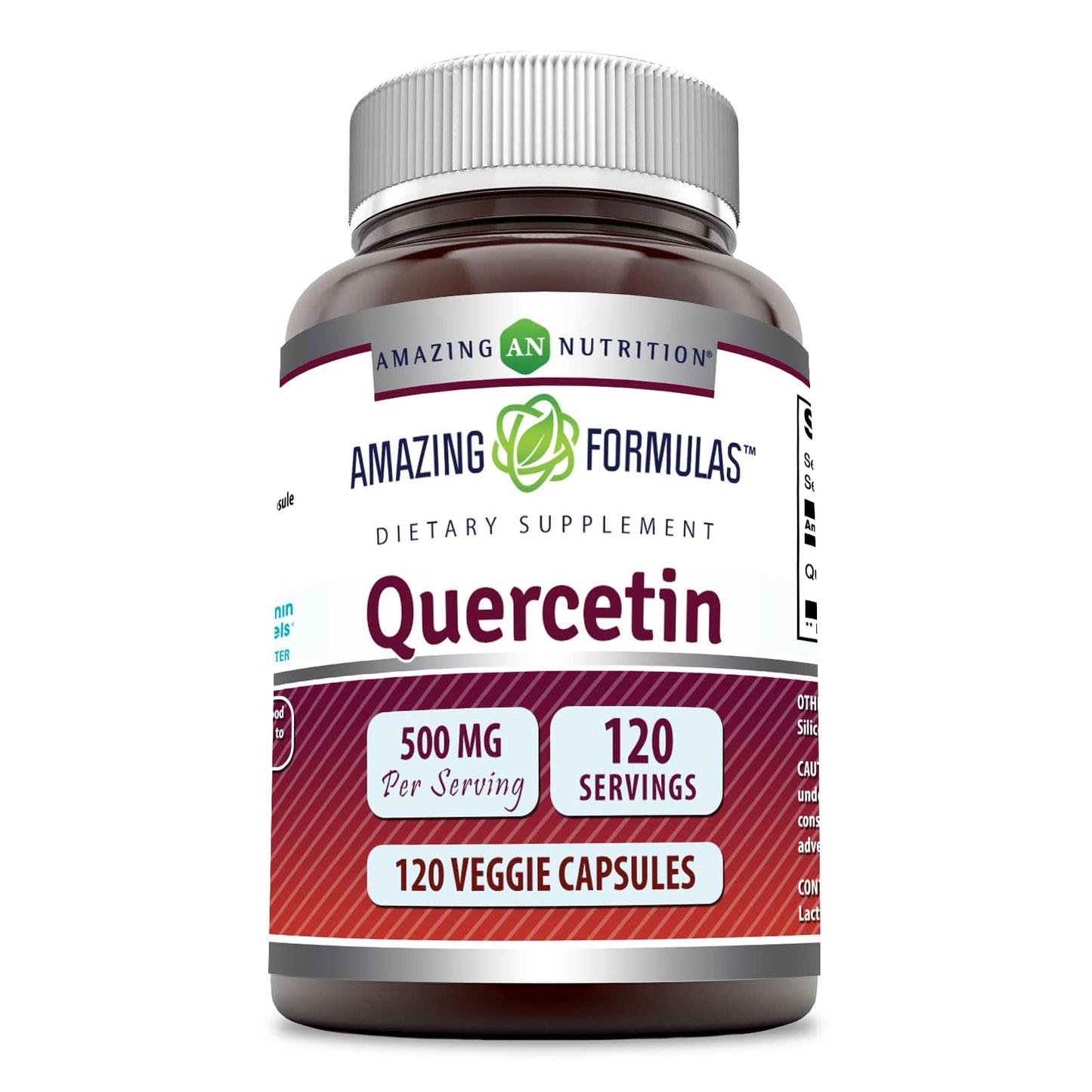 Amazing Nutrition Quercetin 500mg Capsule, 120 Count