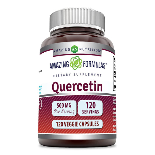 Amazing Nutrition Quercetin 500mg Capsule, 120 Count