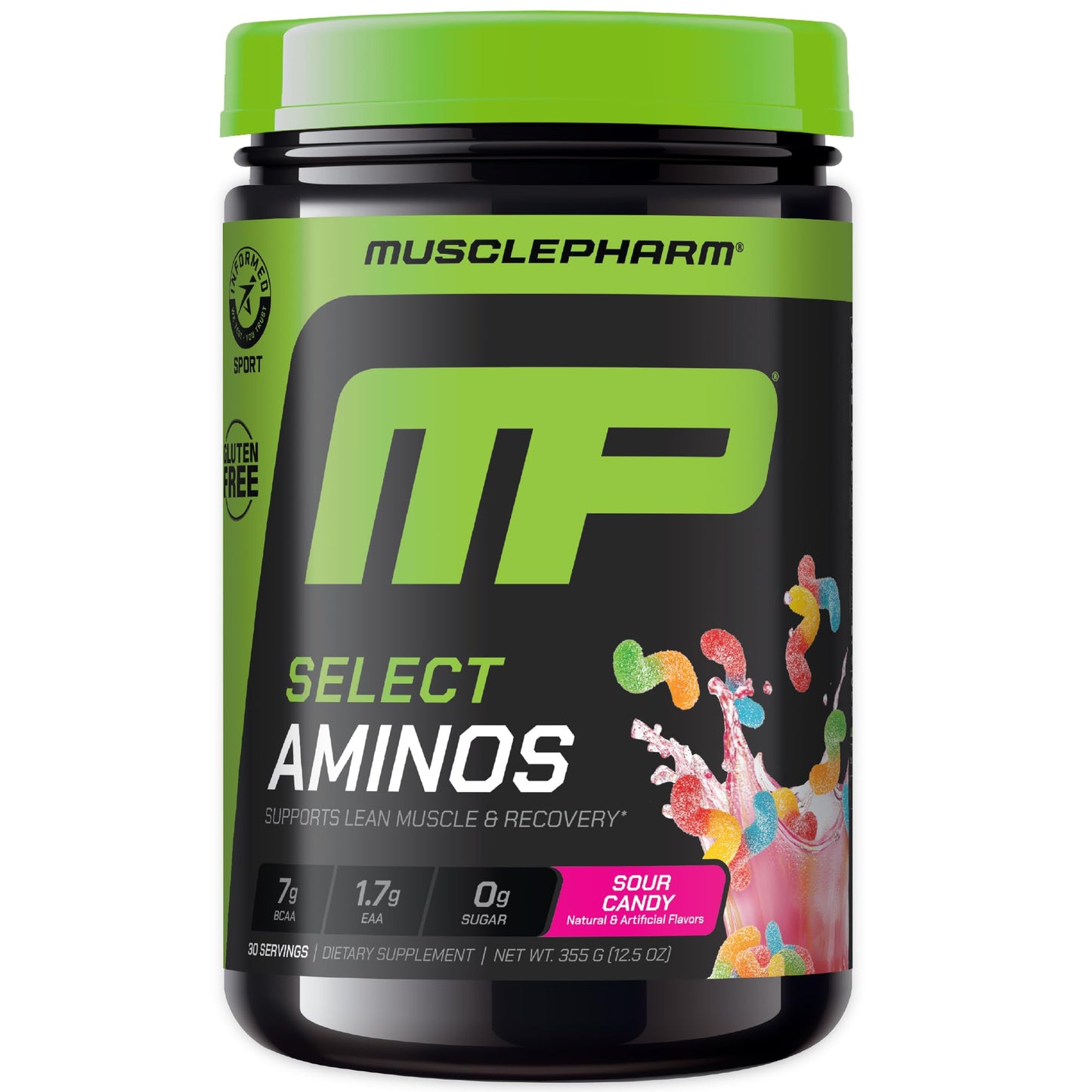 Muscle Pharm Select Aminos EAA + BCAAs Powder 64 Servings