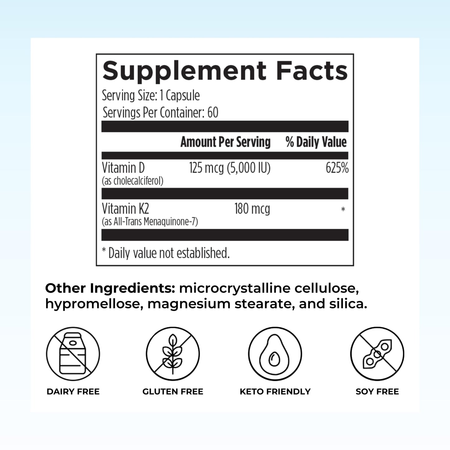 Reignite Wellness Vitamin D Plus Capsules, 60 Count