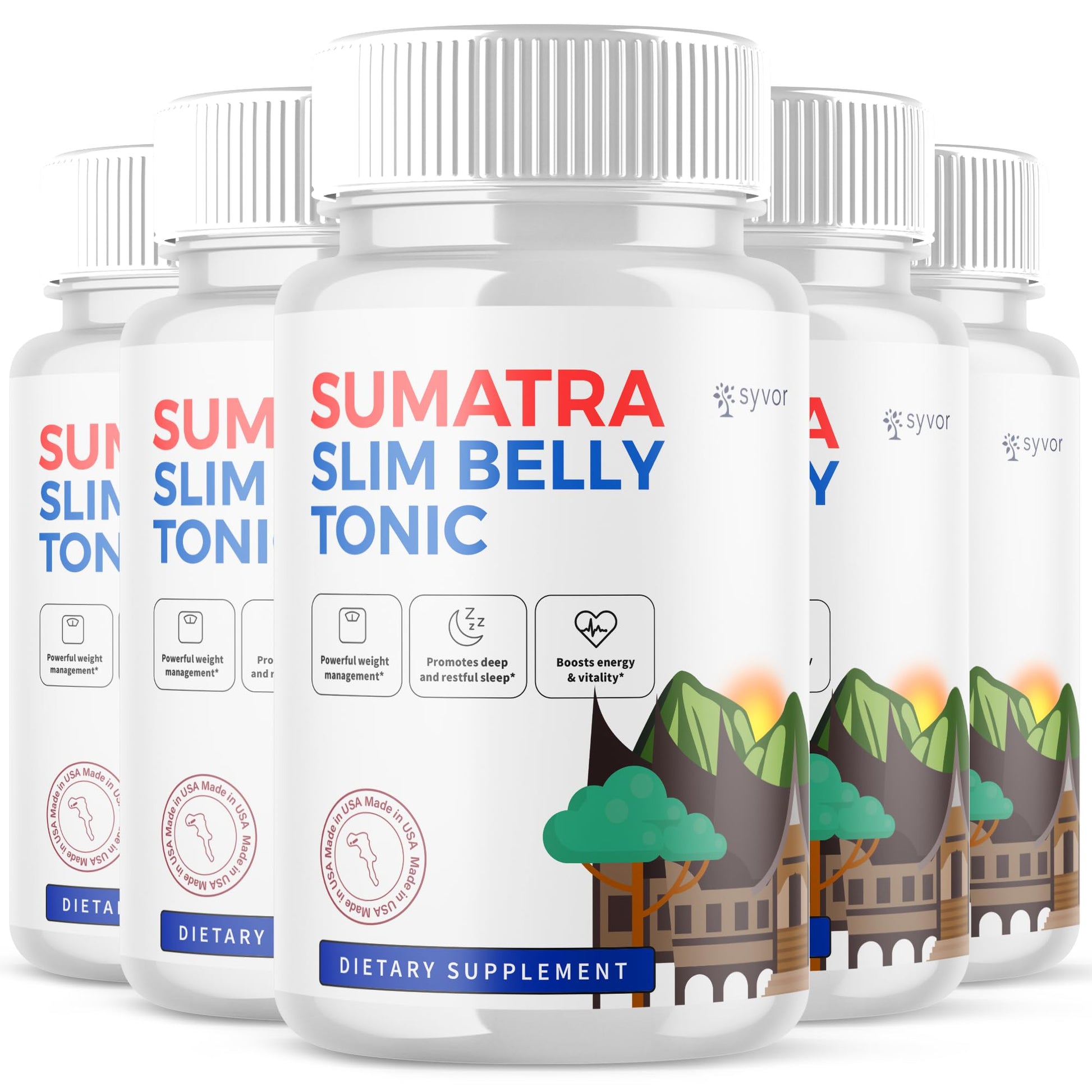 Syvor Sumatra SlimBelly Tonic Capsules 300 Capsules
