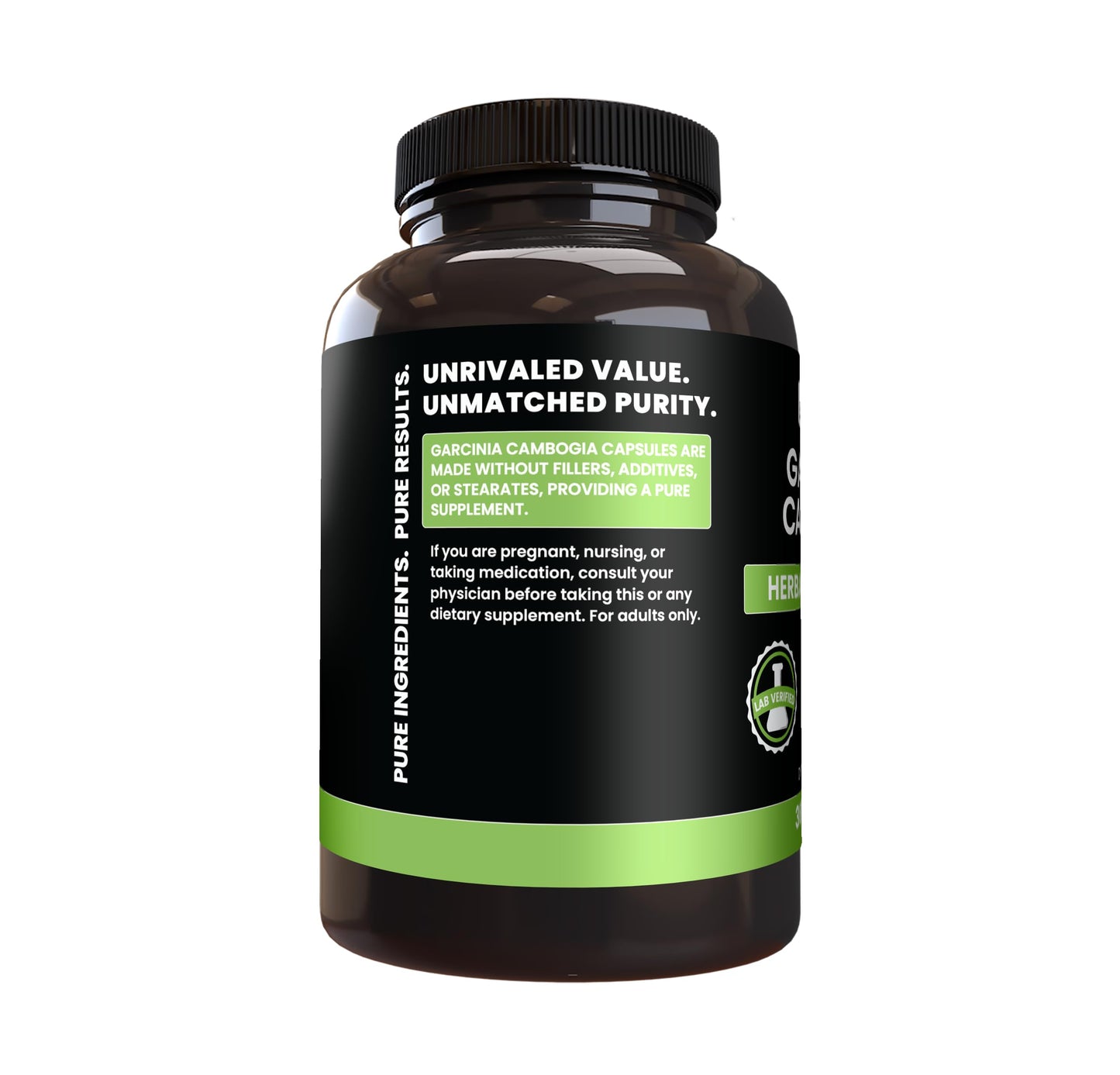 PURE ORIGINAL INGREDIENTS Garcinia Cambogia 365 Capsules