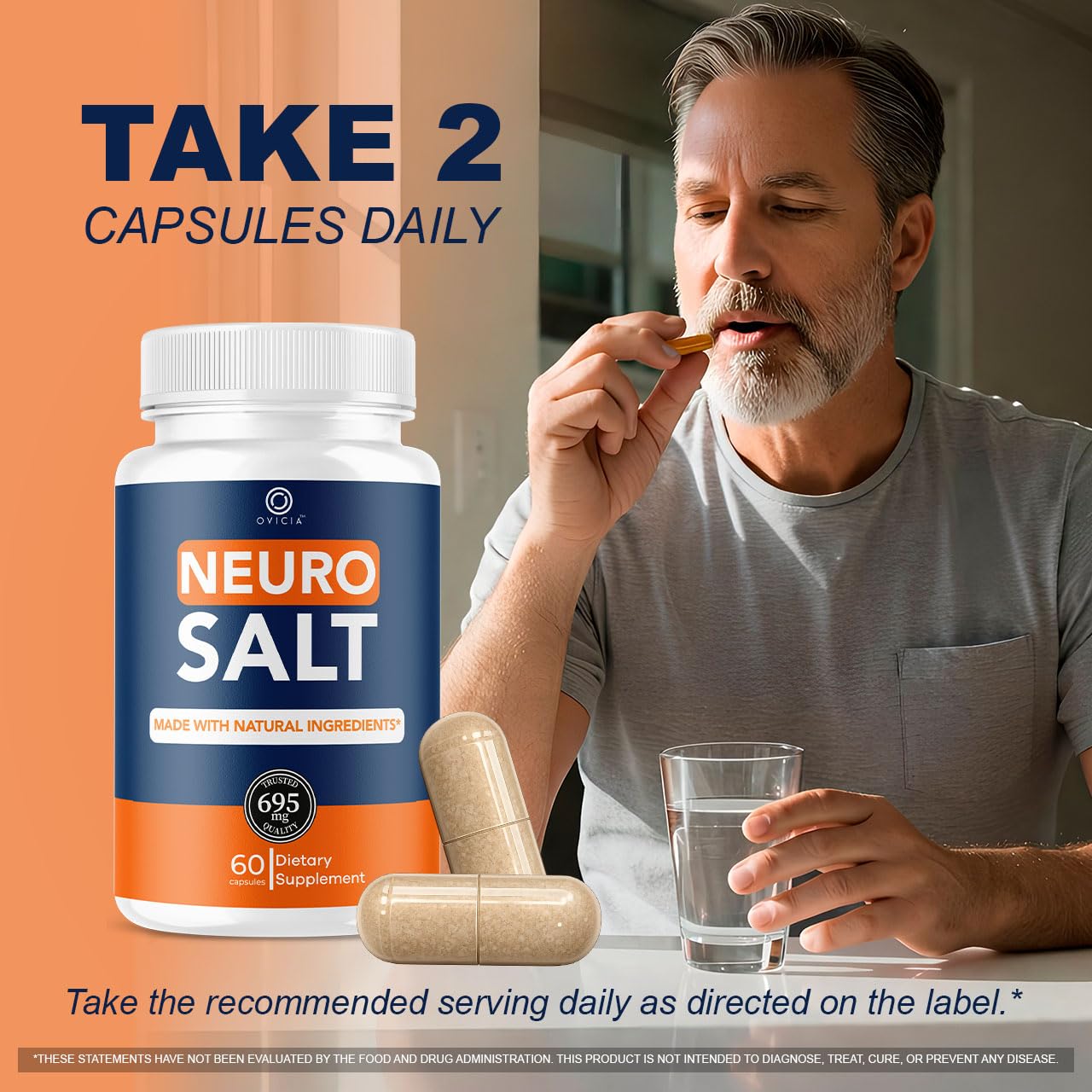 OVICIA Neuro Salt Capsules 120 Capsules