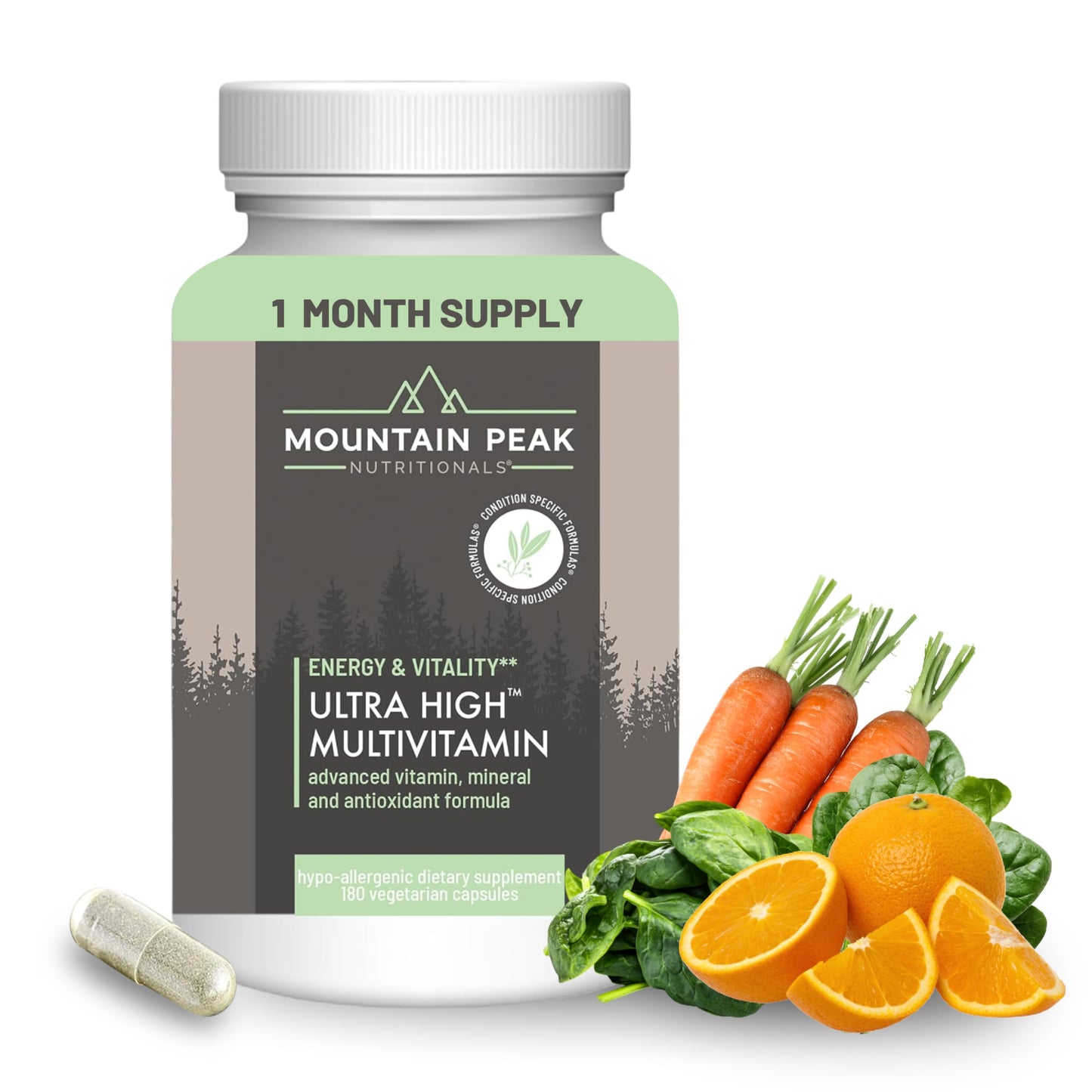 Mountain Peak Nutritionals Ultra High Multivitamin Men & Women Capsule 180