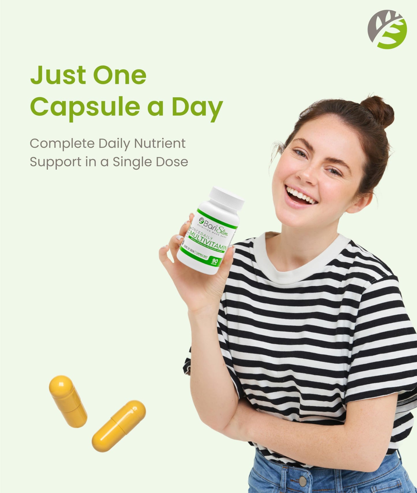 BariSlim Once Daily Bariatric Multivitamin Capsule 90 Count