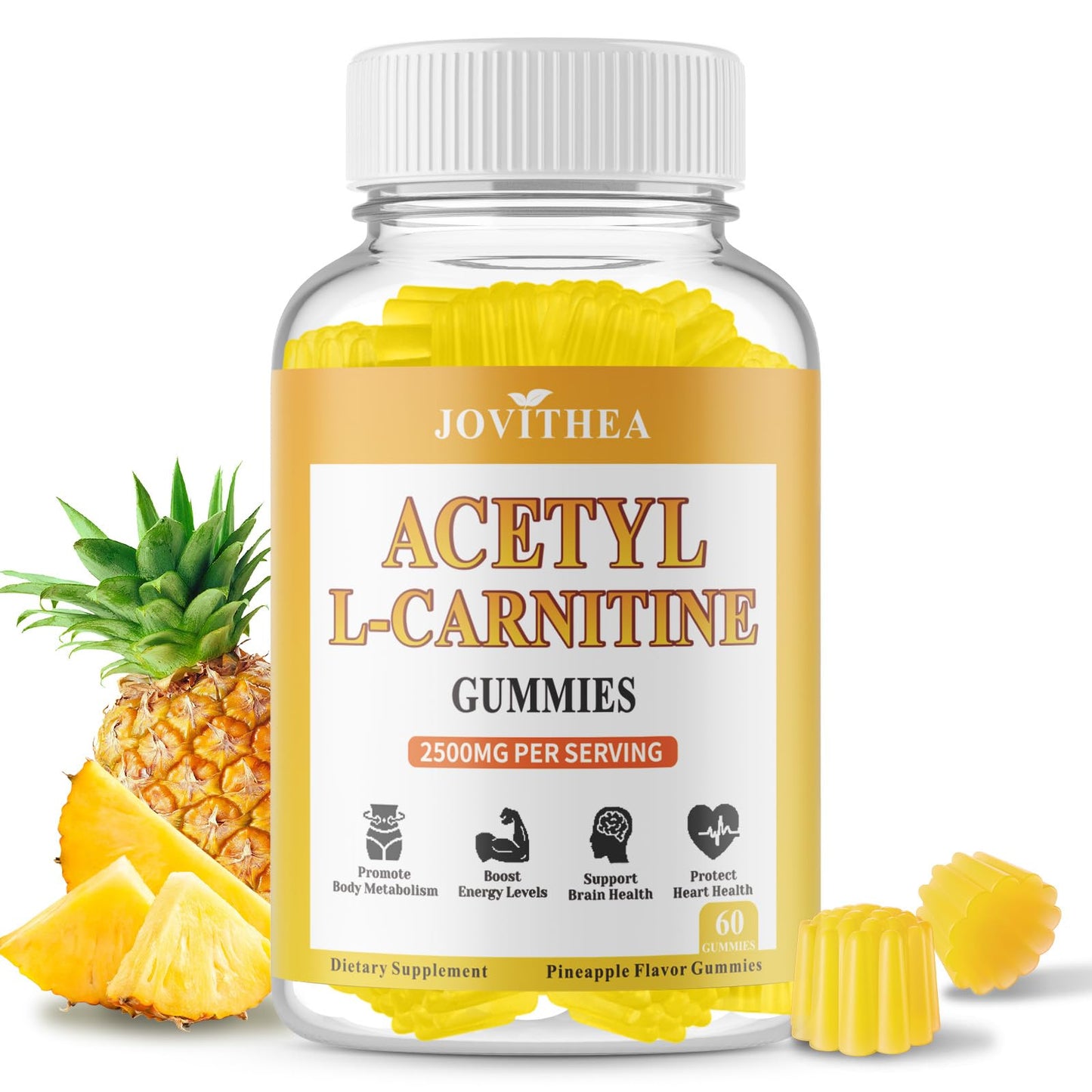 JOVITHEA Acetyl L-Carnitine Gummies 60 Count