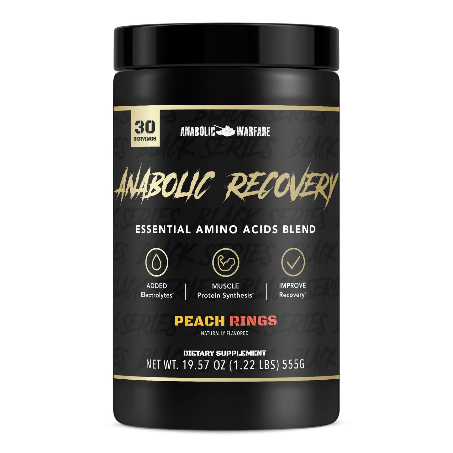 Anabolic Warfare Anabolic Recovery Essential Amino Acids Post Workout Recovery Premium Hydration Build Muscle Powder 19.36 oz