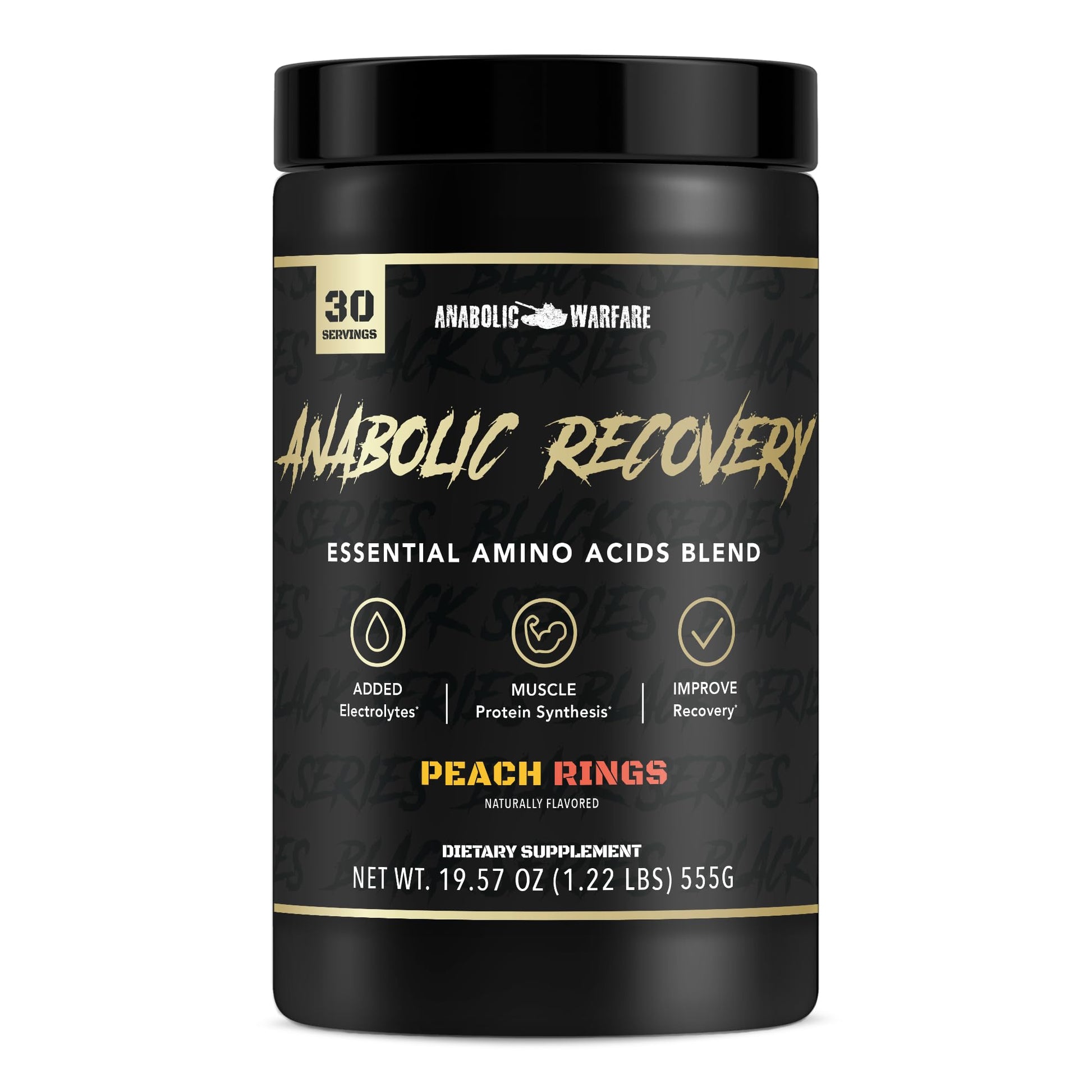 Anabolic Warfare Anabolic Recovery Essential Amino Acids Post Workout Recovery Premium Hydration Build Muscle Powder 19.36 oz