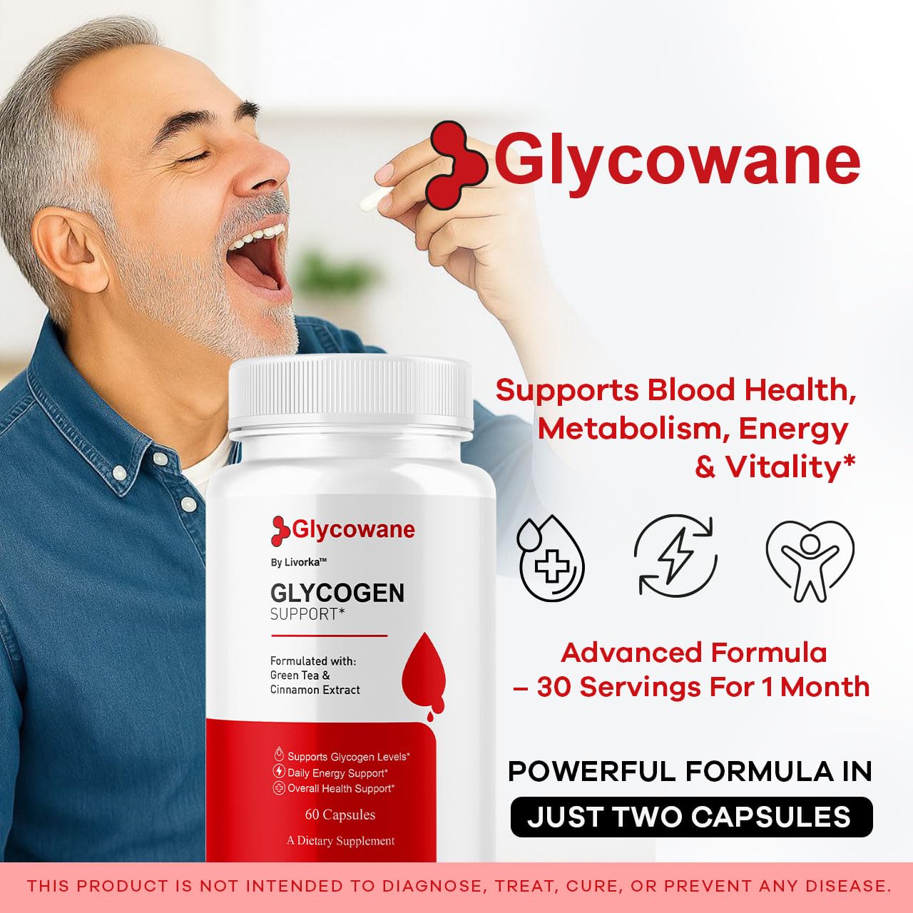 LIVORKA Glycovane Capsules, 300 Capsules