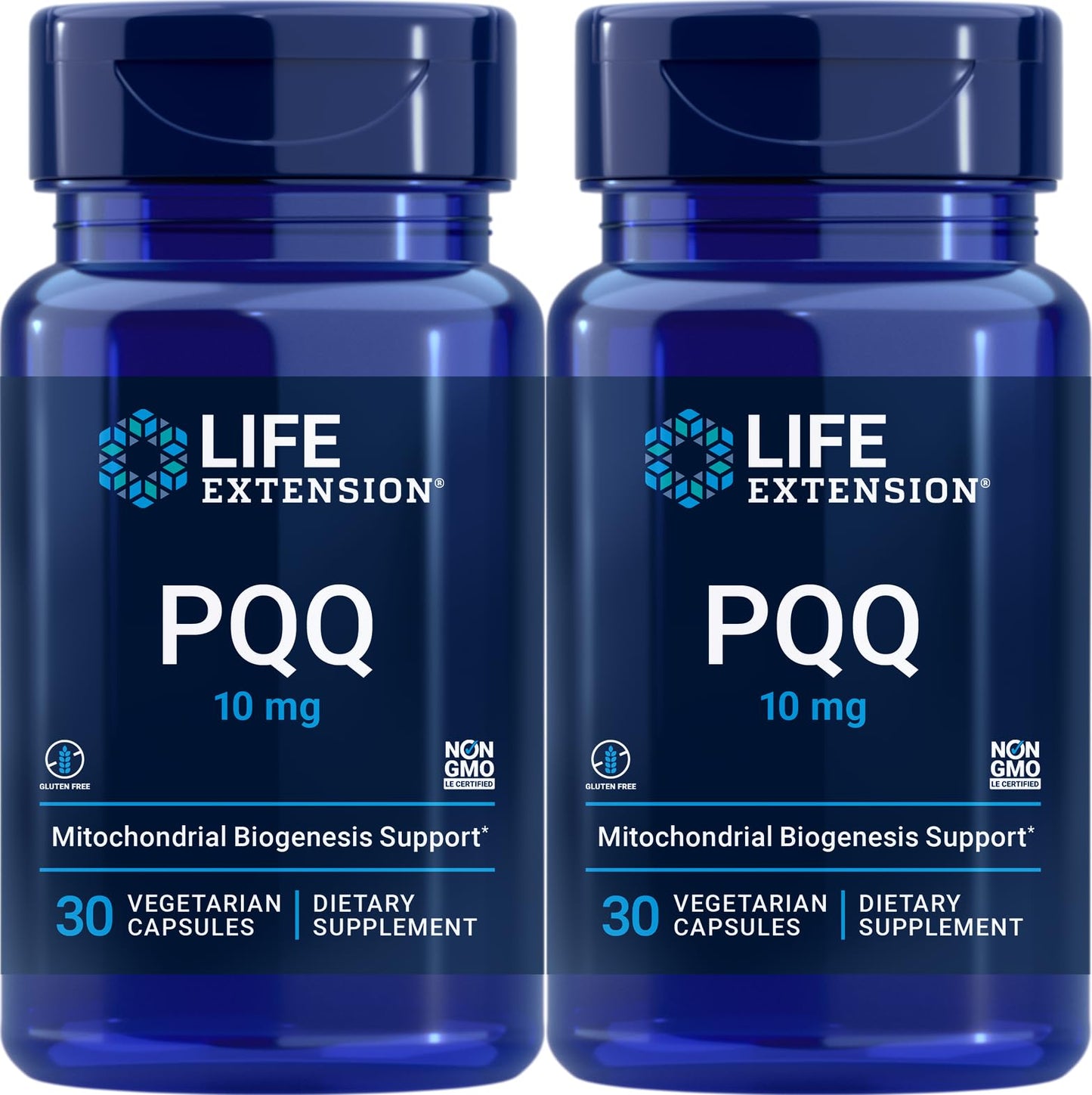 Life Extension PQQ (Pyrroloquinoline Quinone) 10 mg, 60 Vegetarian Capsules