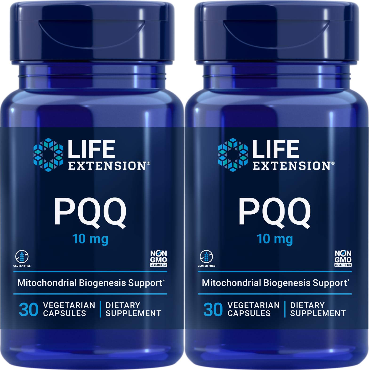 Life Extension PQQ (Pyrroloquinoline Quinone) 10 mg, 60 Vegetarian Capsules