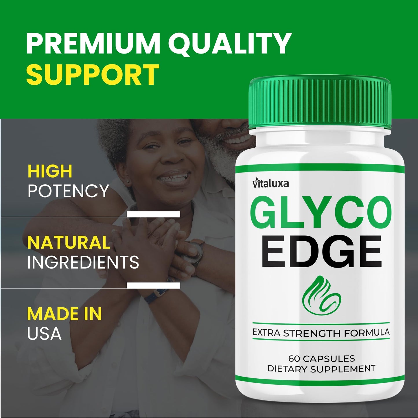 Vitaluxa Glyco Edge Blood Support Capsules 60 Count