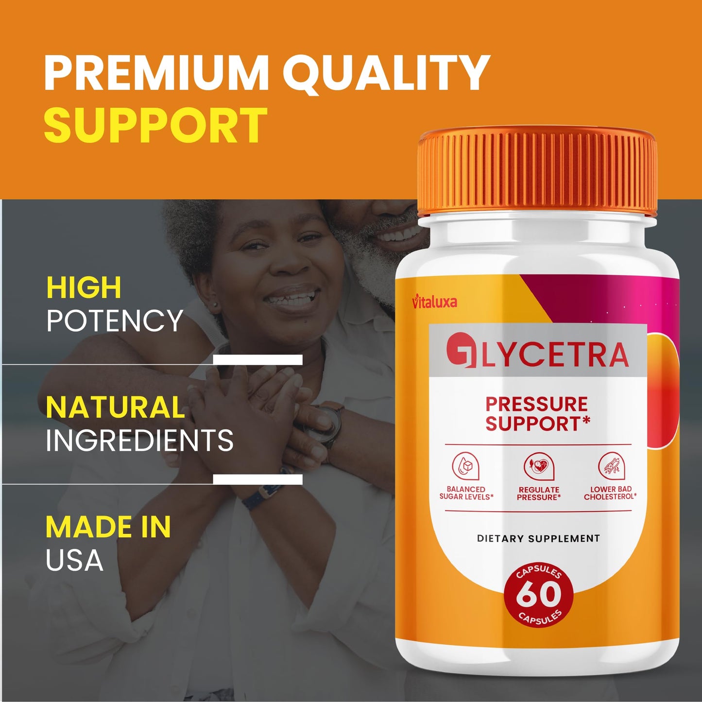Vitaluxa Glycetra Capsules 180 Count
