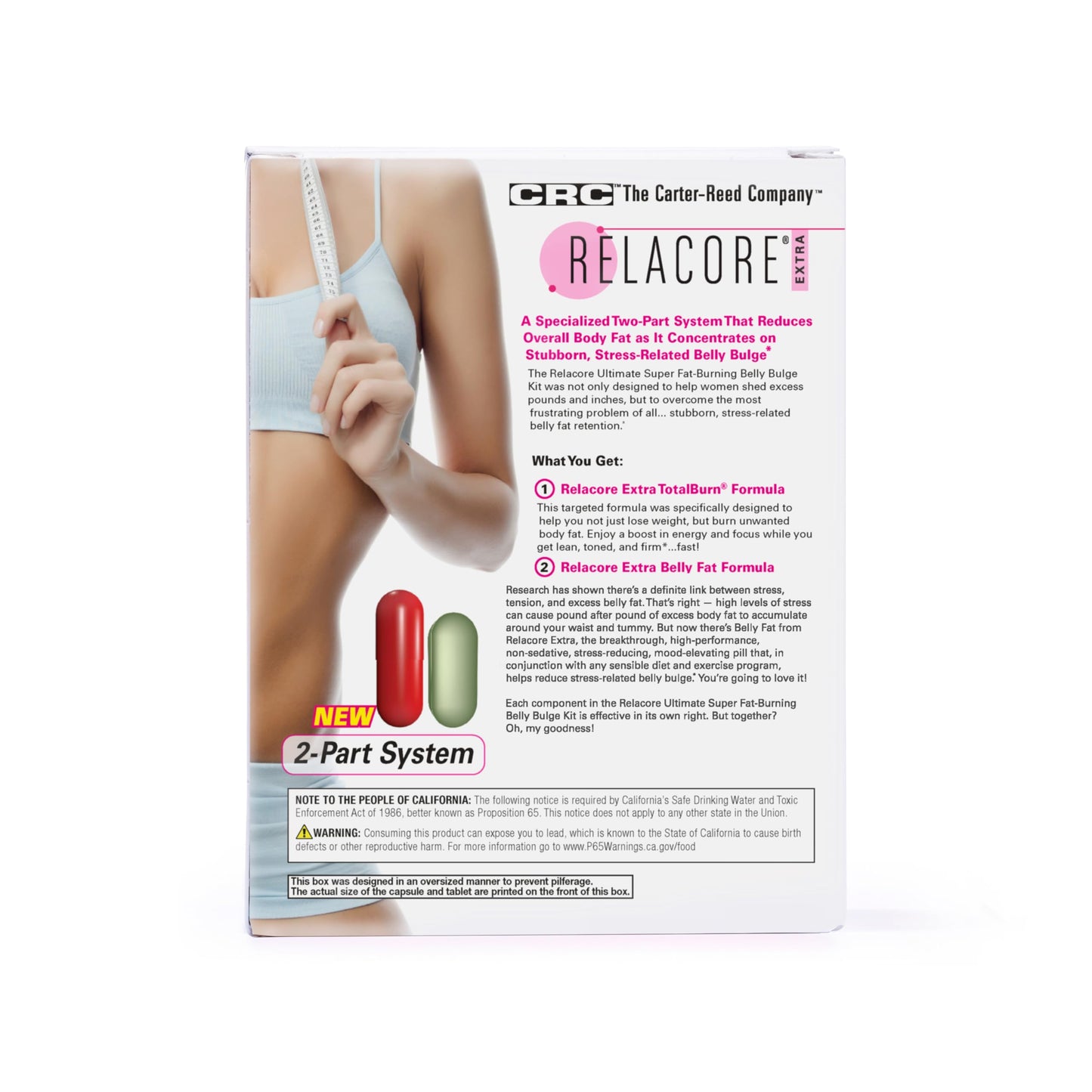 Relacore Ultimate Super Fat-Burning Belly Bulge Kit Capsules 105 Count