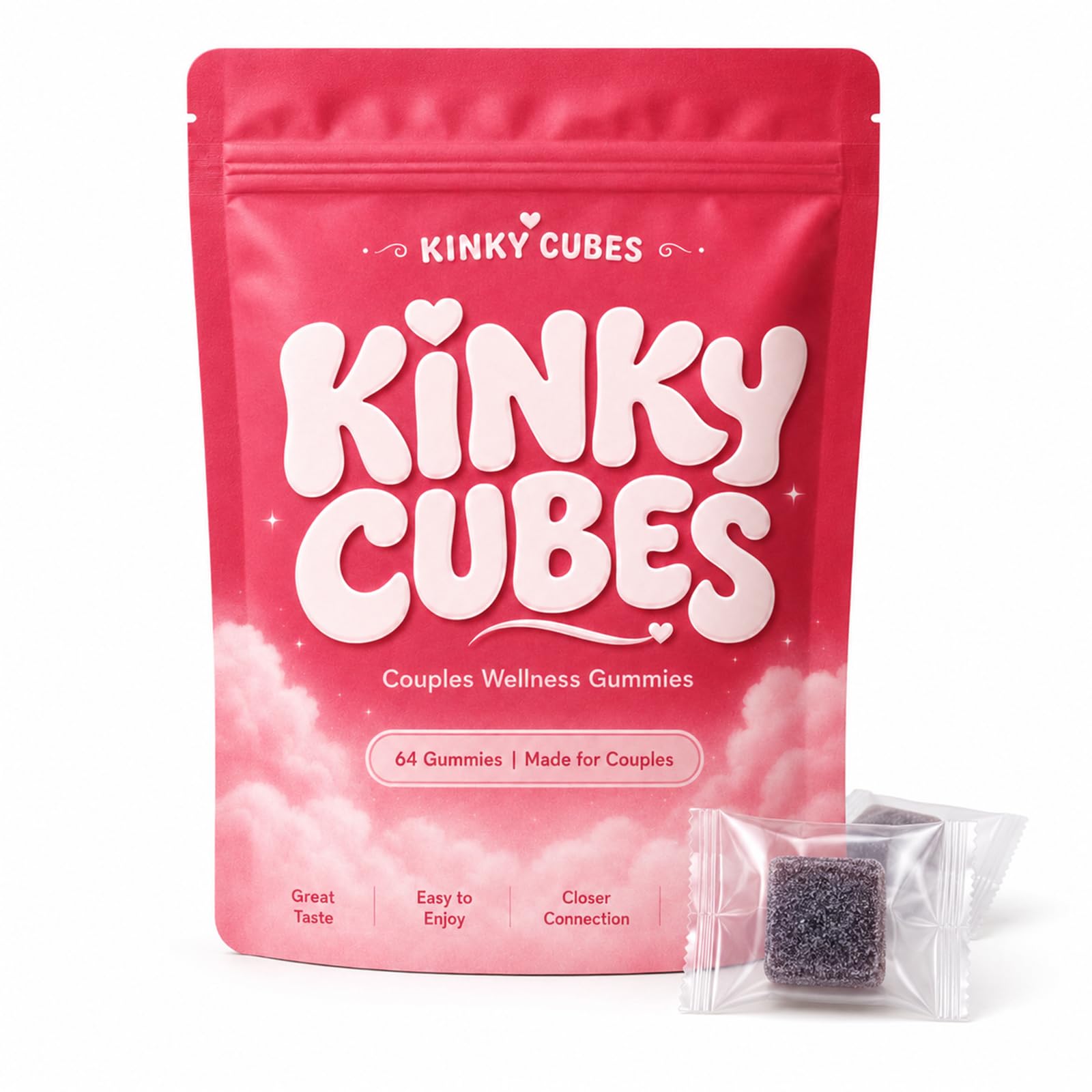 KINKY CUBES Gummies, Vitamin & Mineral Supplements Capsule 1 Count
