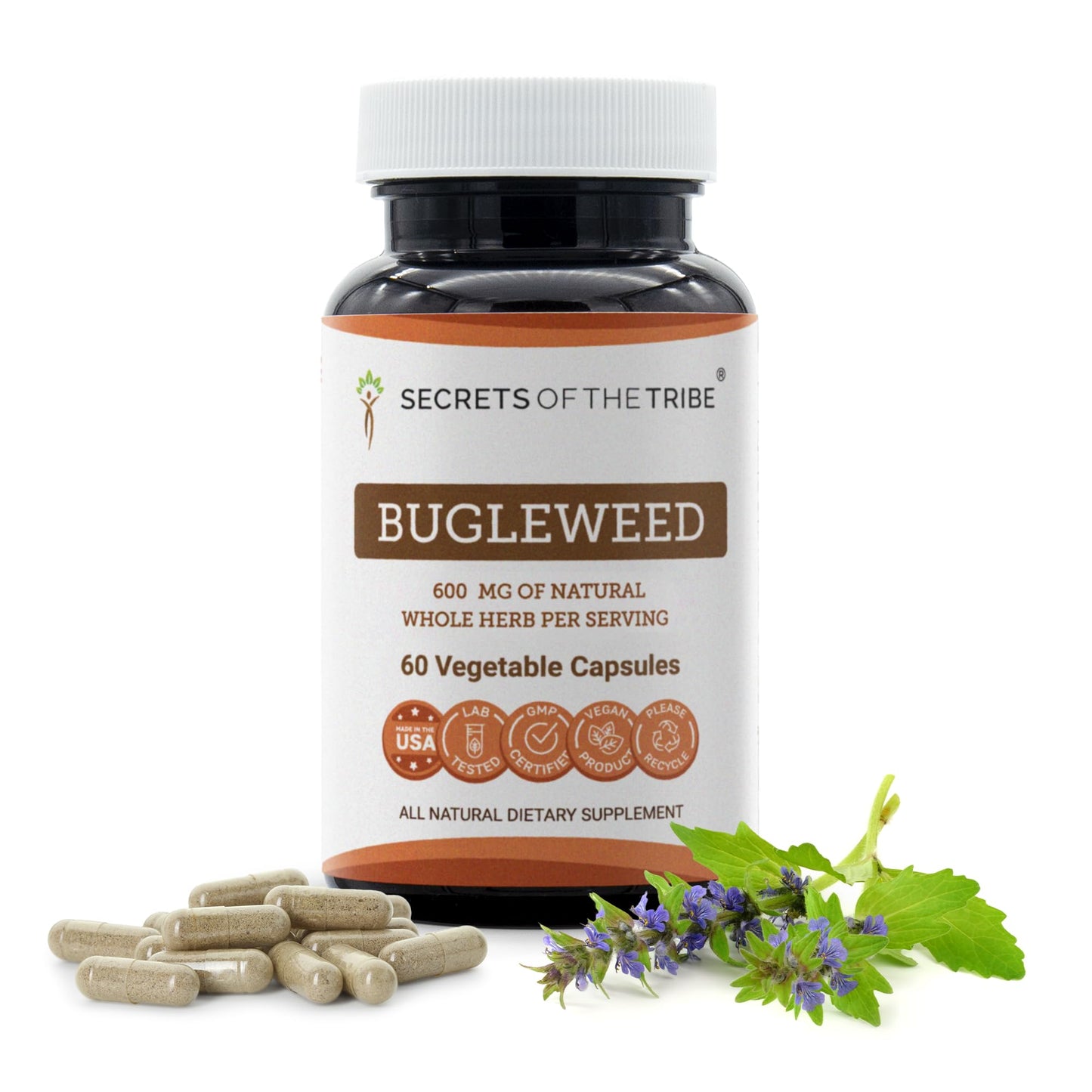 Secrets of the Tribe Bugleweed Capsule 60 Count