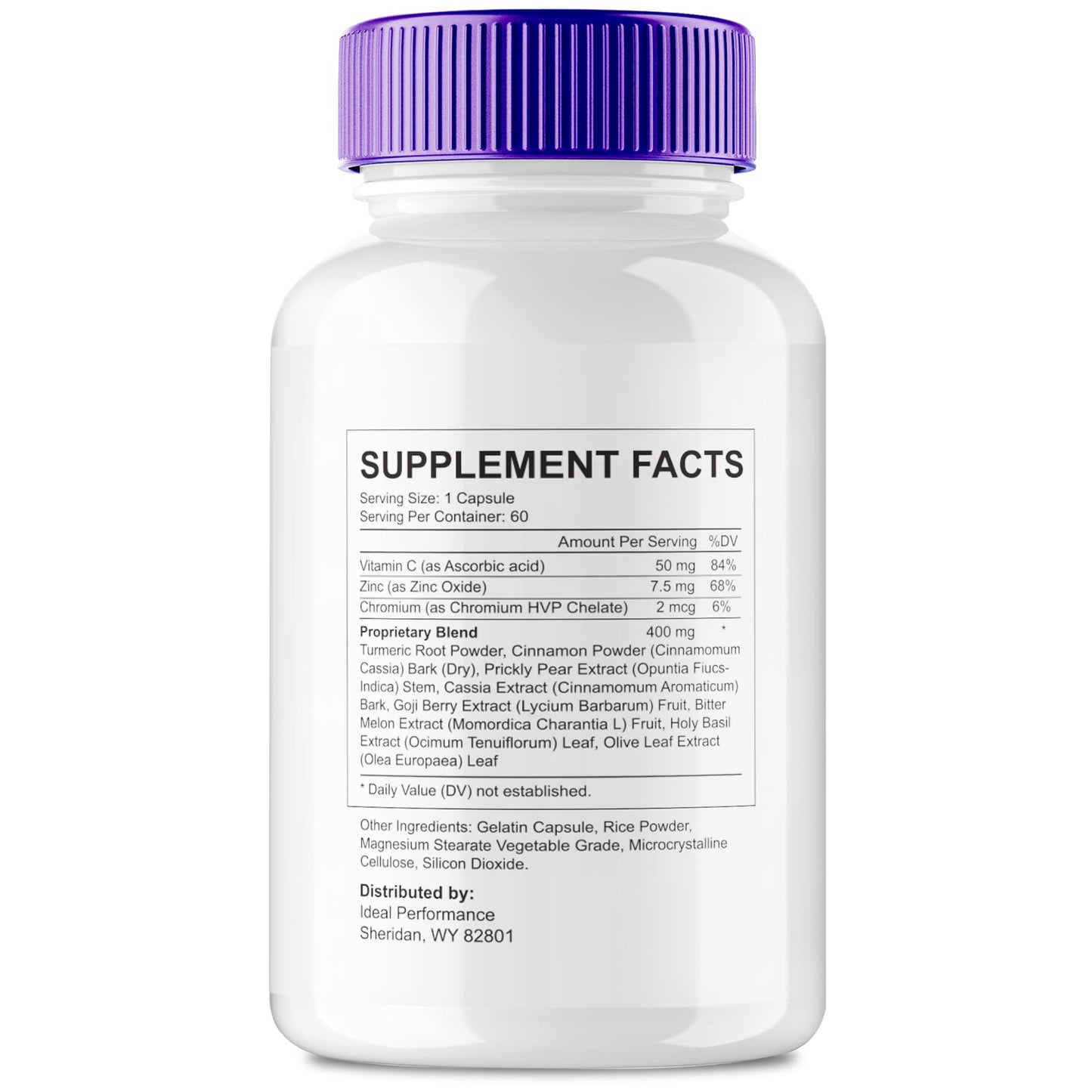 Ideal Performance Tensital Advanced Blood Formula Capsules 120 Count