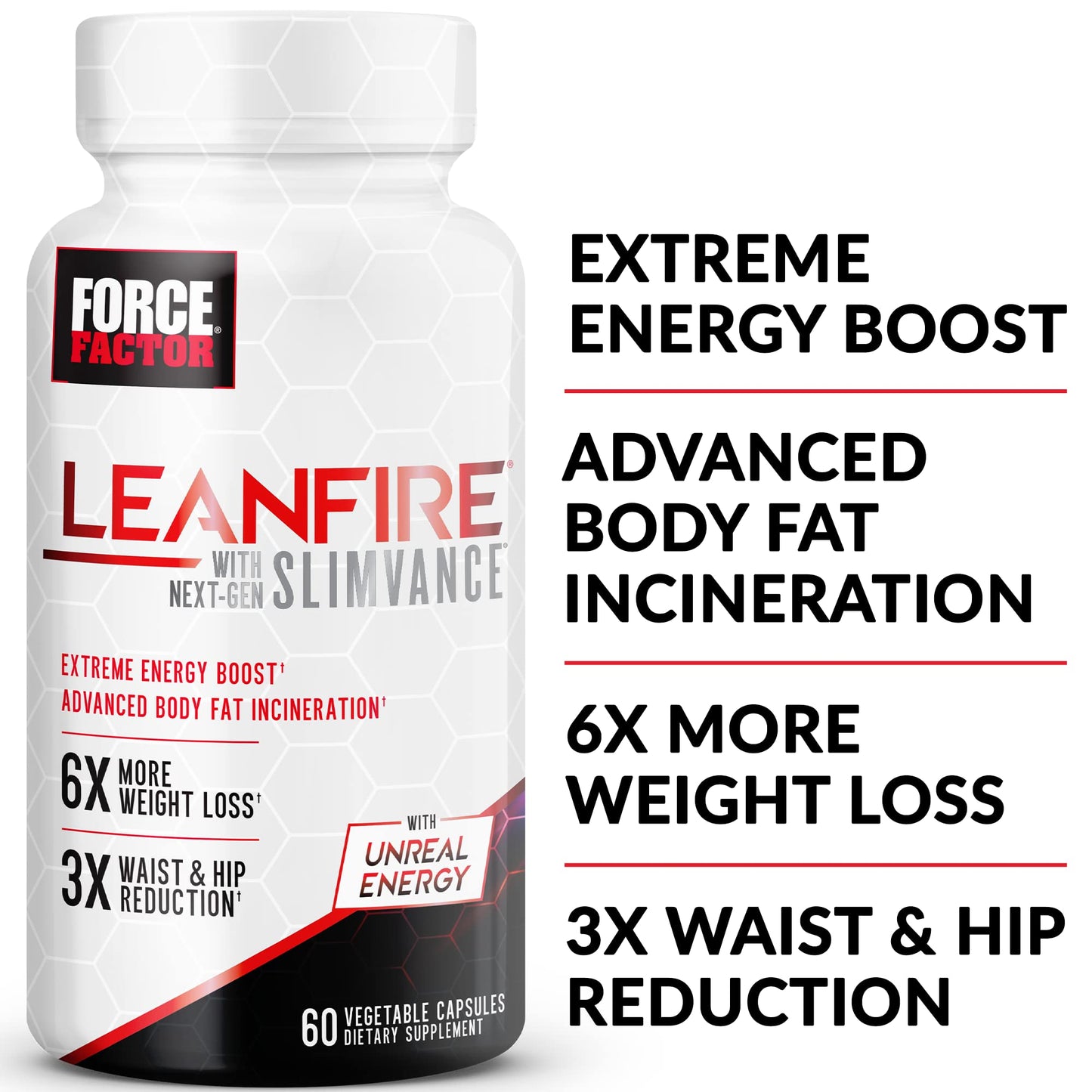Force Factor LeanFire Capsule 120 Count