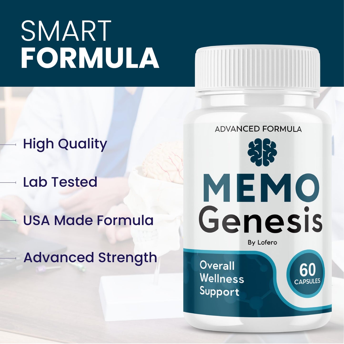Lofero Memo Genesis Capsules 120 Count