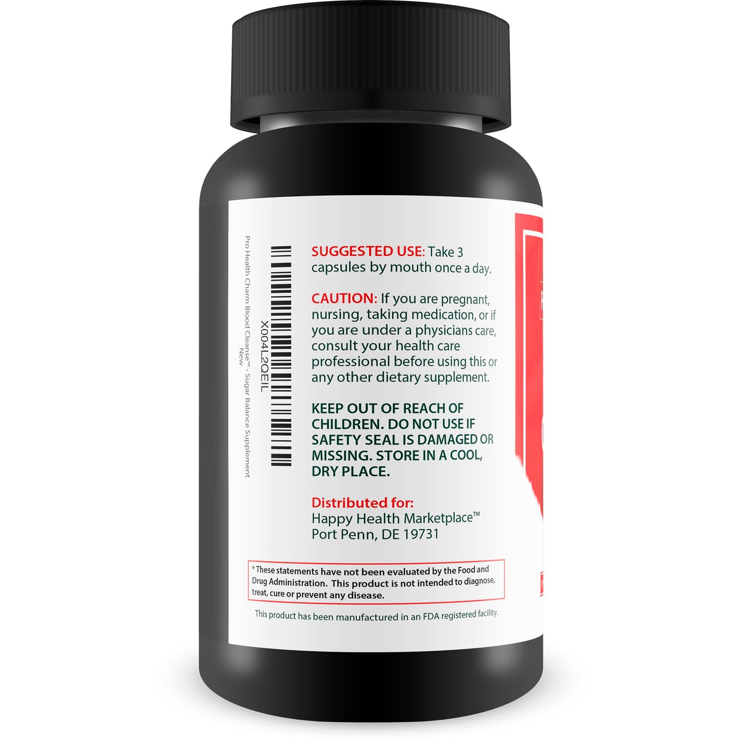 Happy Health Marketplace Blood Cleanse Capsules 90 Count