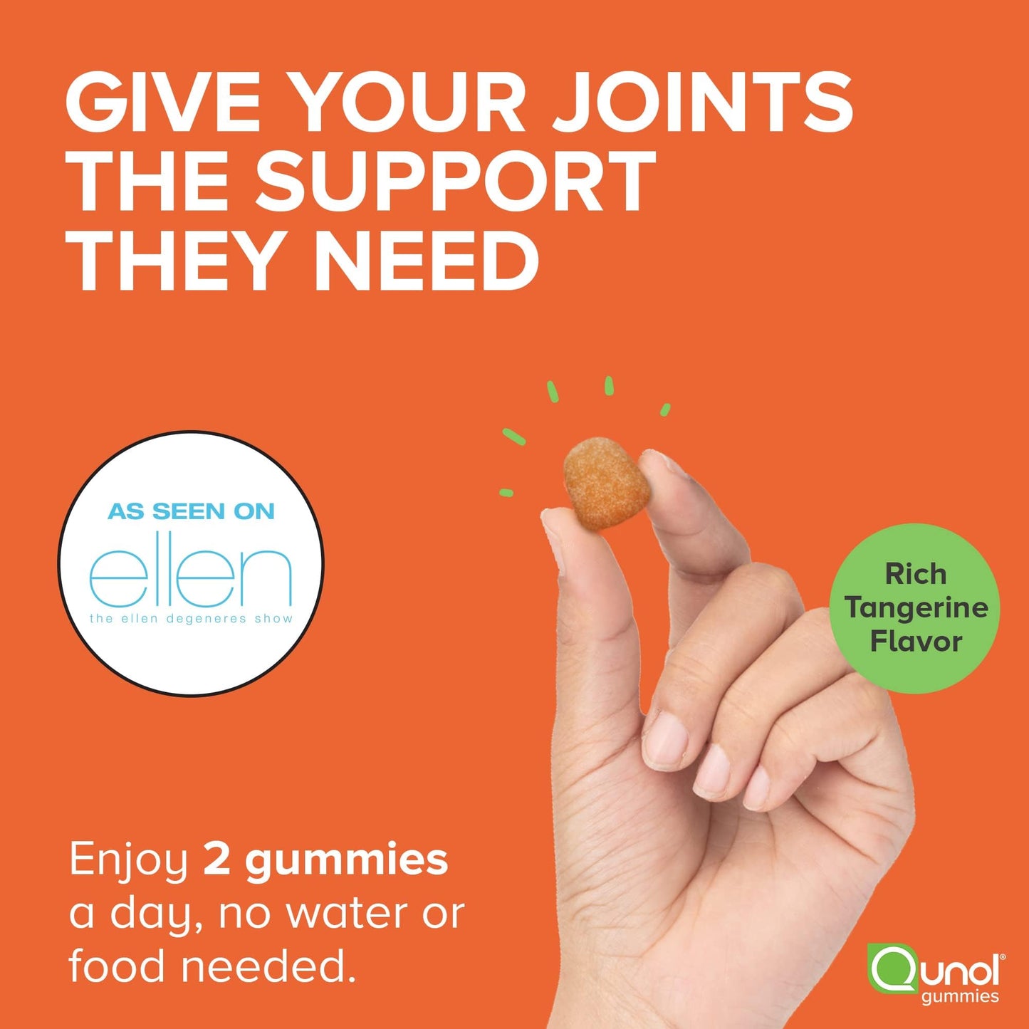 Qunol Turmeric and Ginger Gummies Joint Support 90 Count