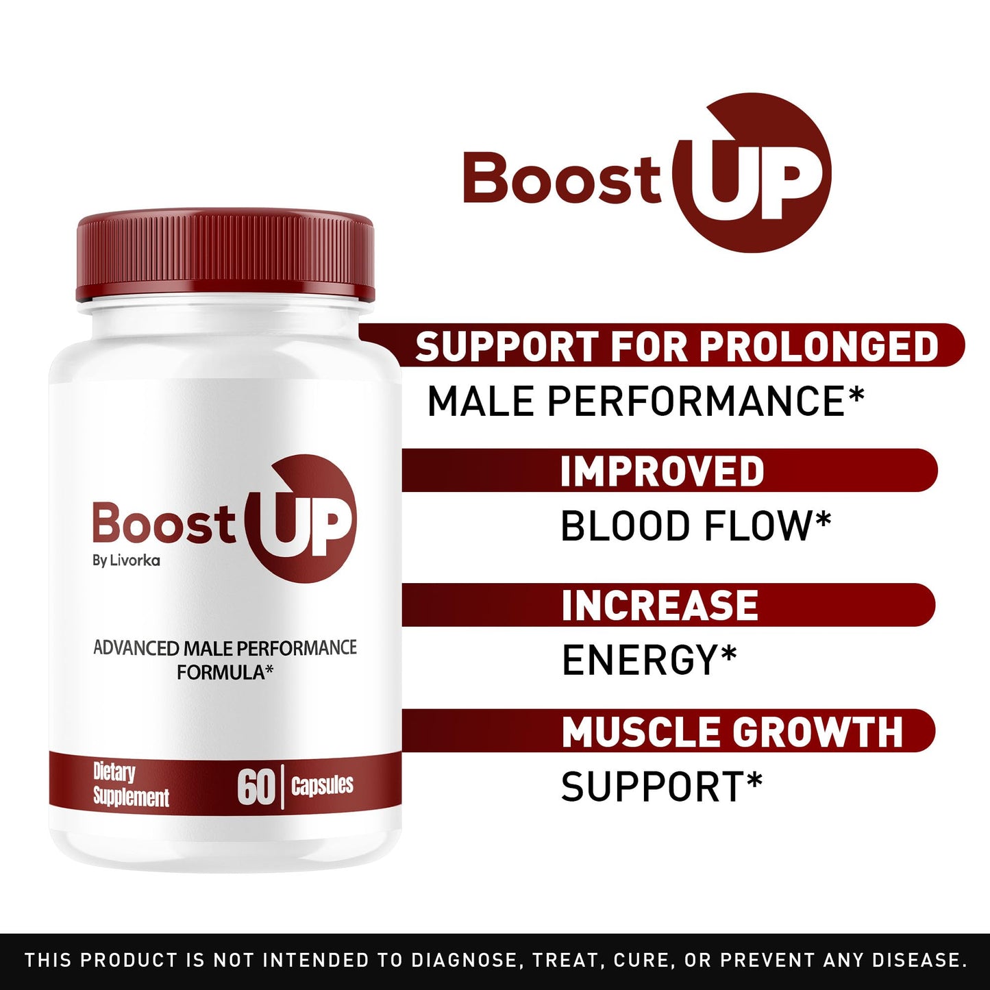 LIVORKA Boost Up Advanced Formula Supplement for Men Capsules 120