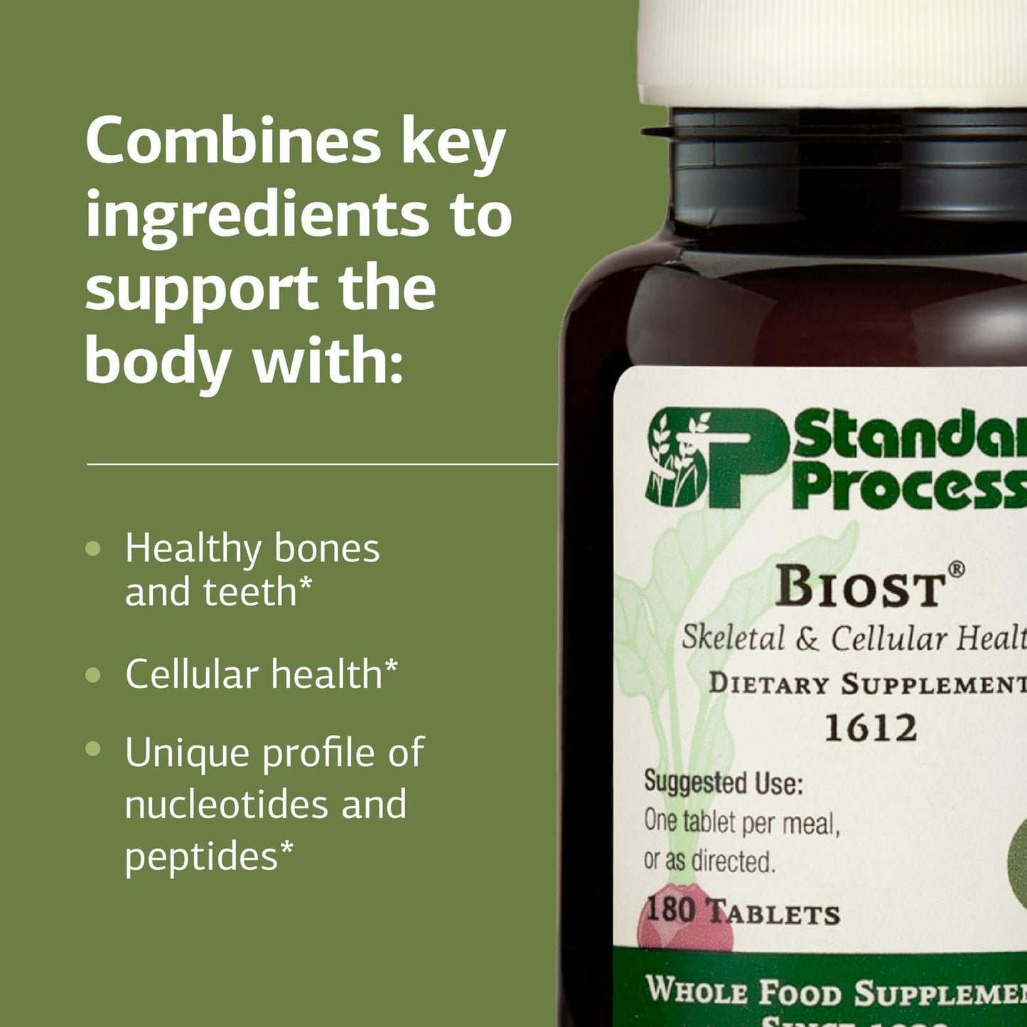 Standard Process Inc. Biost Skeletal & Cellular Health Supplement Tablet 180 Tablets