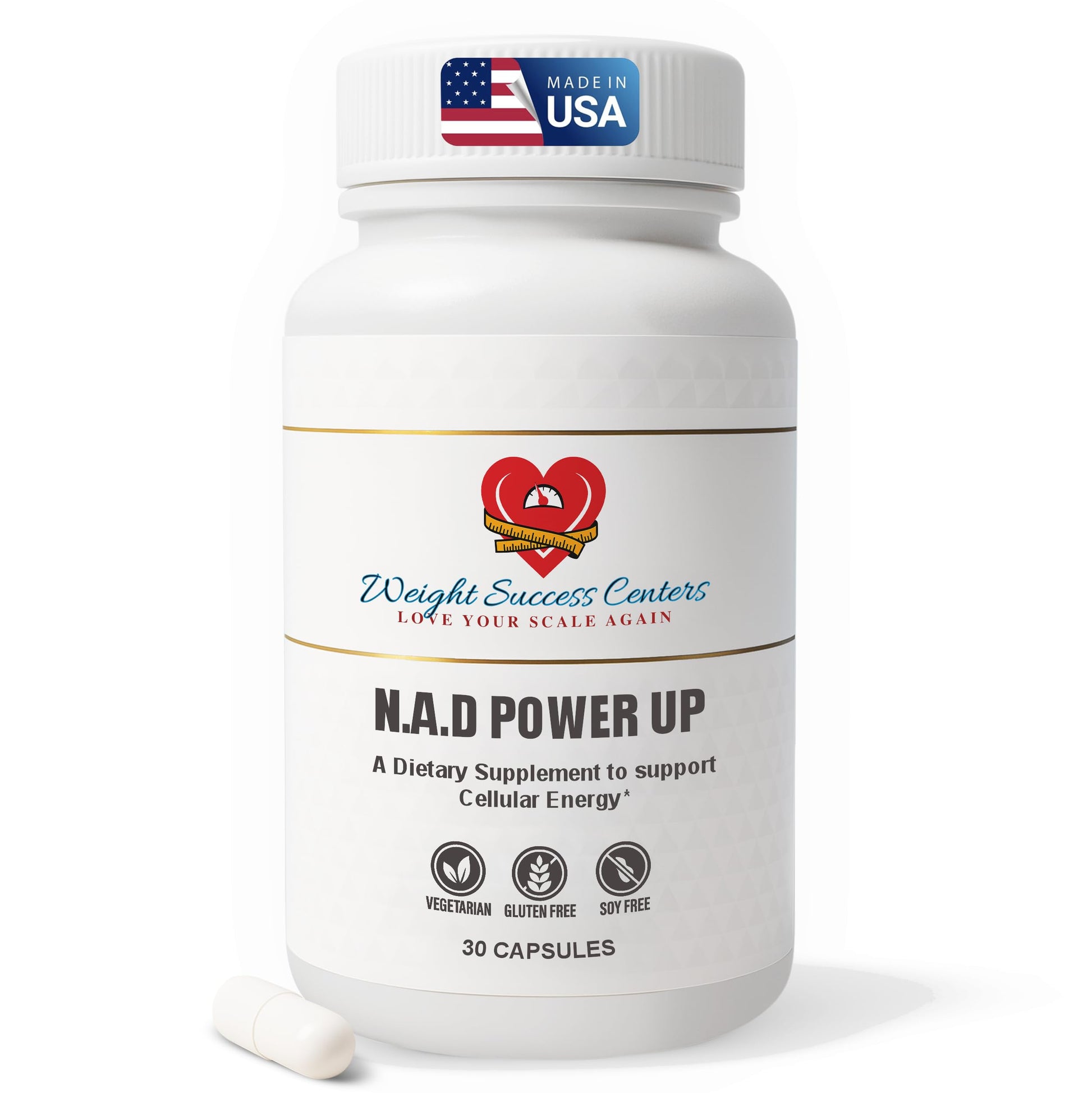 Weight Success Centers NAD+ Power Up Liposomal NAD+ Supplement Capsule, 30 Capsules