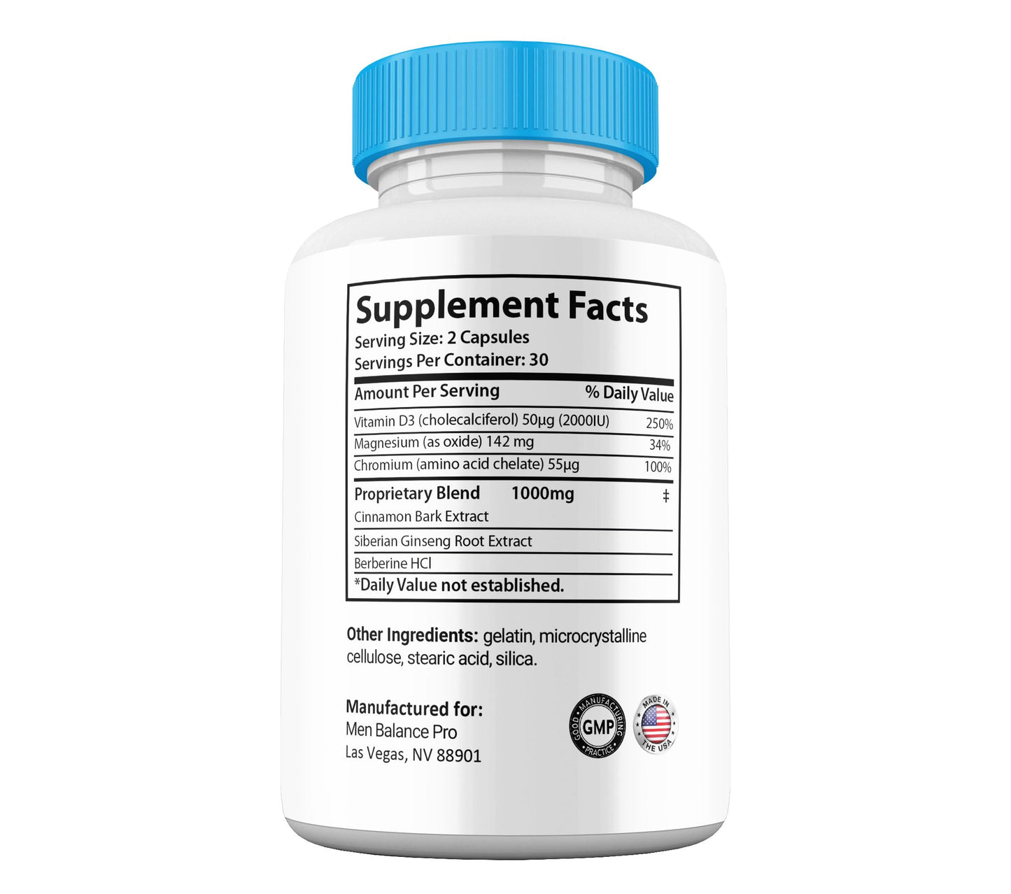 Shark Labs M.E.N Balance Pro Capsules, 60 Count