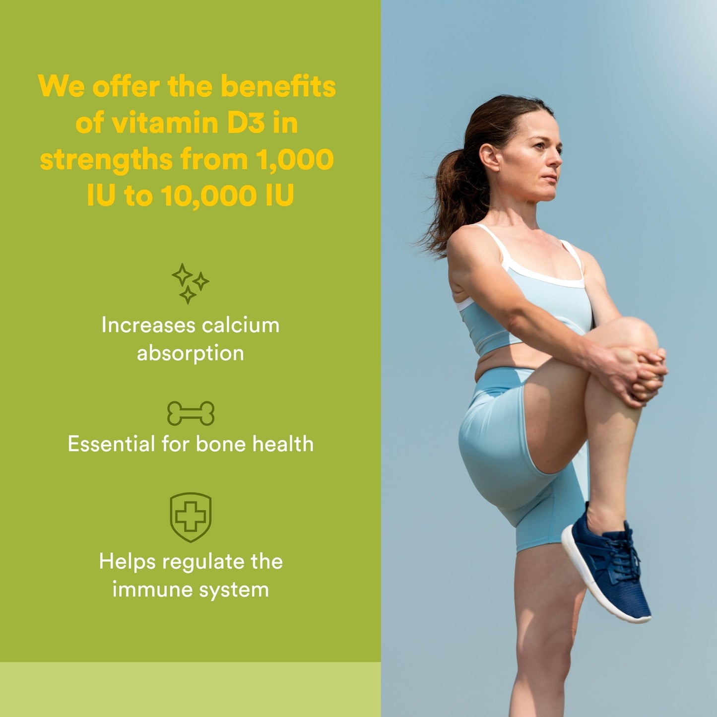 Natural Factors Vegan Vitamin D3 2000 IU Capsule, 90 Capsules