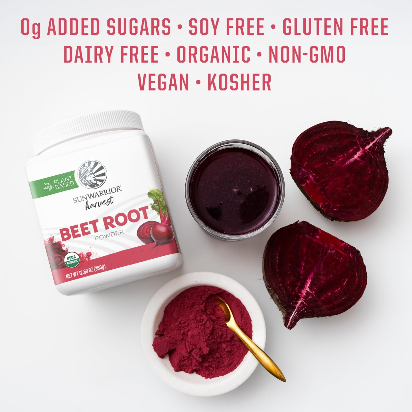 Sunwarrior Beet Root Powder 12.6 Ounce