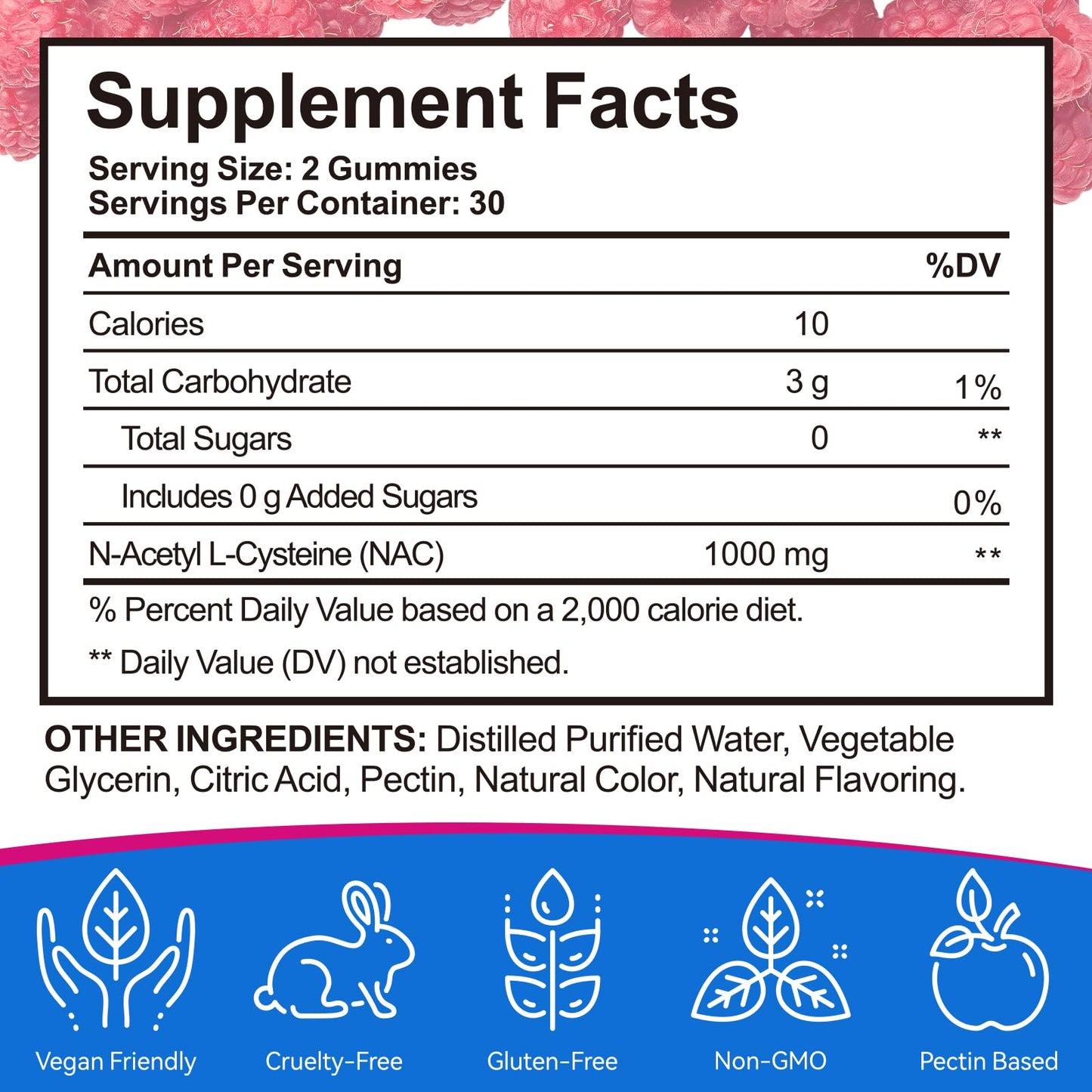 Ruduwu N-Acetyl Cysteine Gummies 60 Count