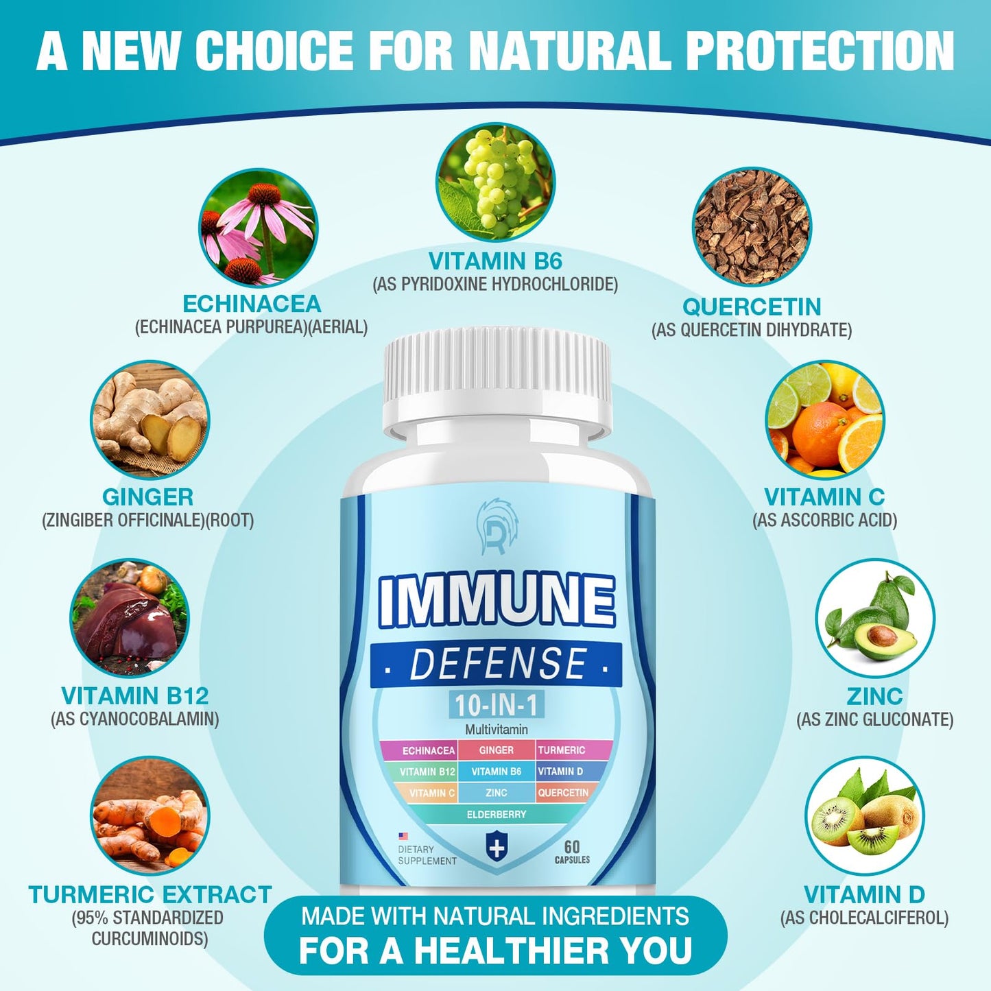 Drloton Immune Support Supplement 120 Capsules