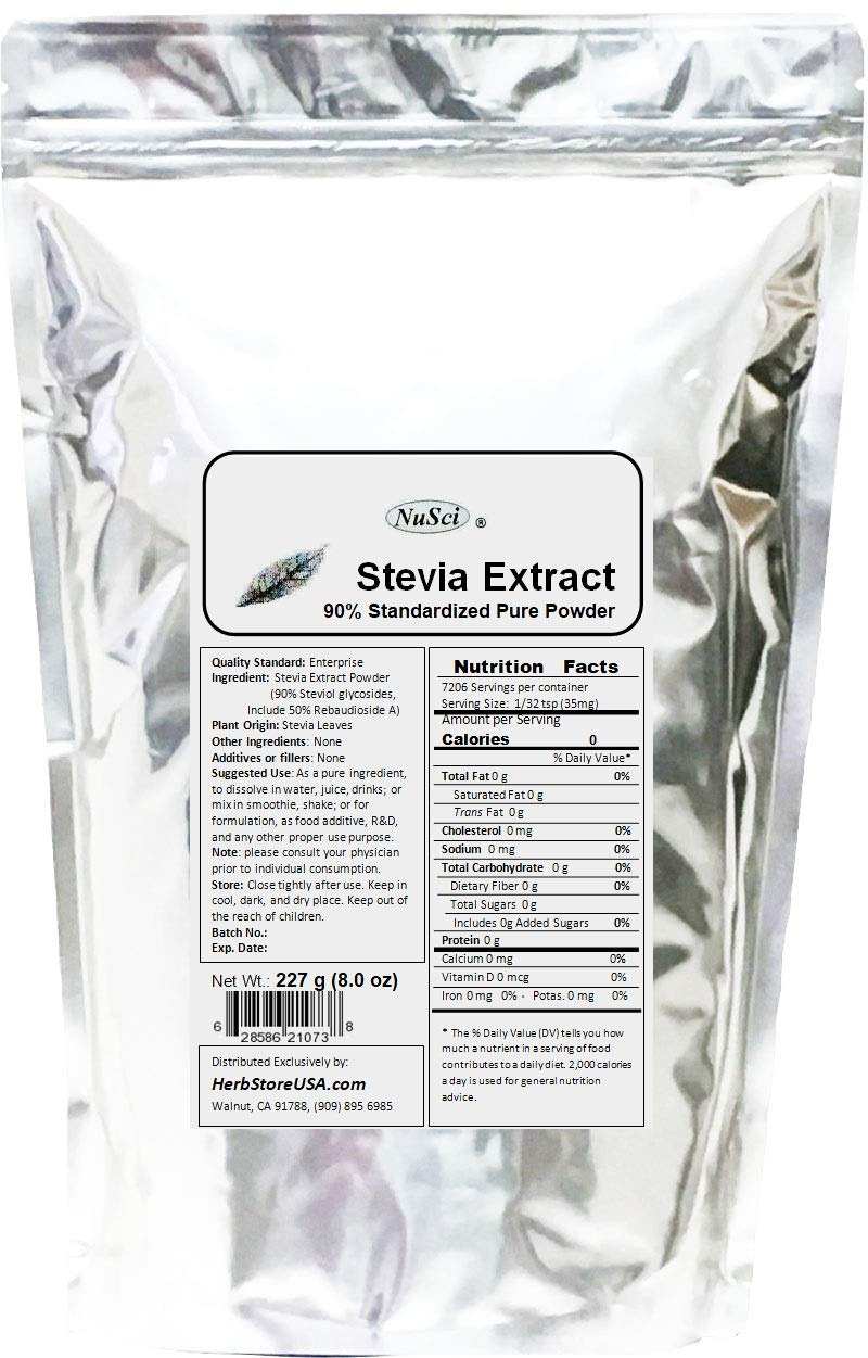 NuSci Stevia Extract Powder 17.637
