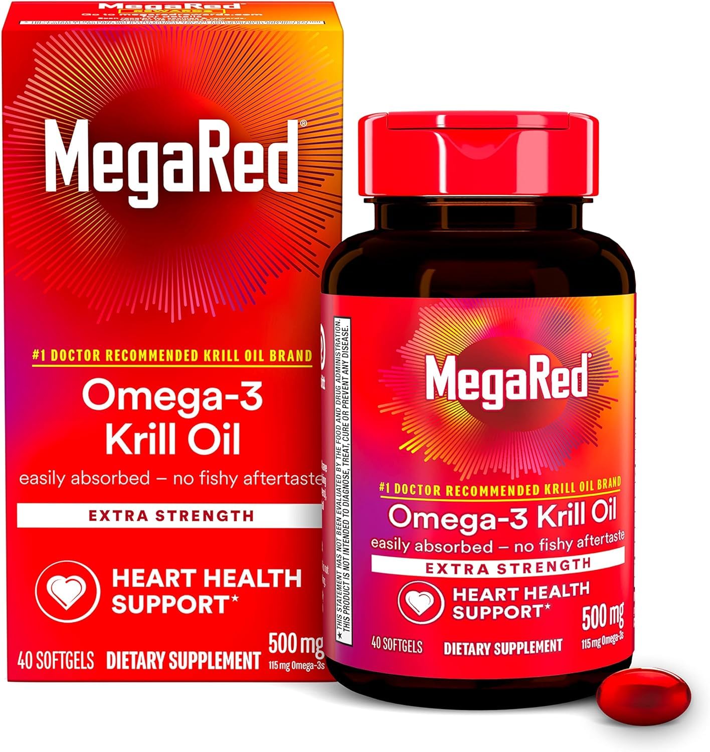 Schiff Mega Red Extra Strength Softgels 40-Count
