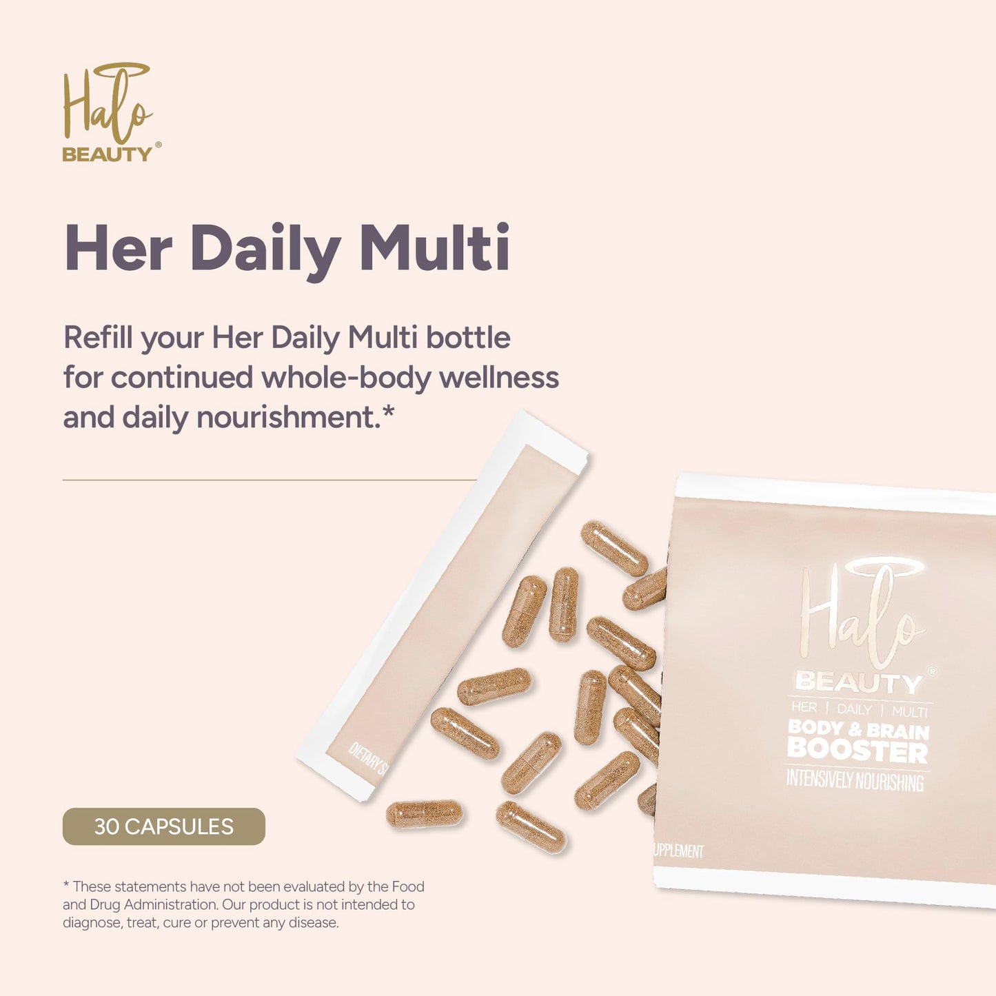 Halo Beauty Her Daily Multi 30 Capsules