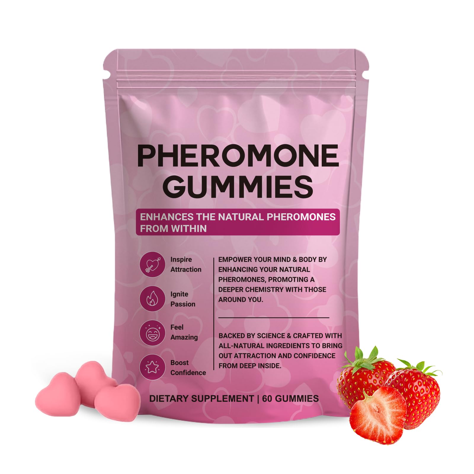 Yalei Pheromone Gummies for Women, Gummy, 60 Count