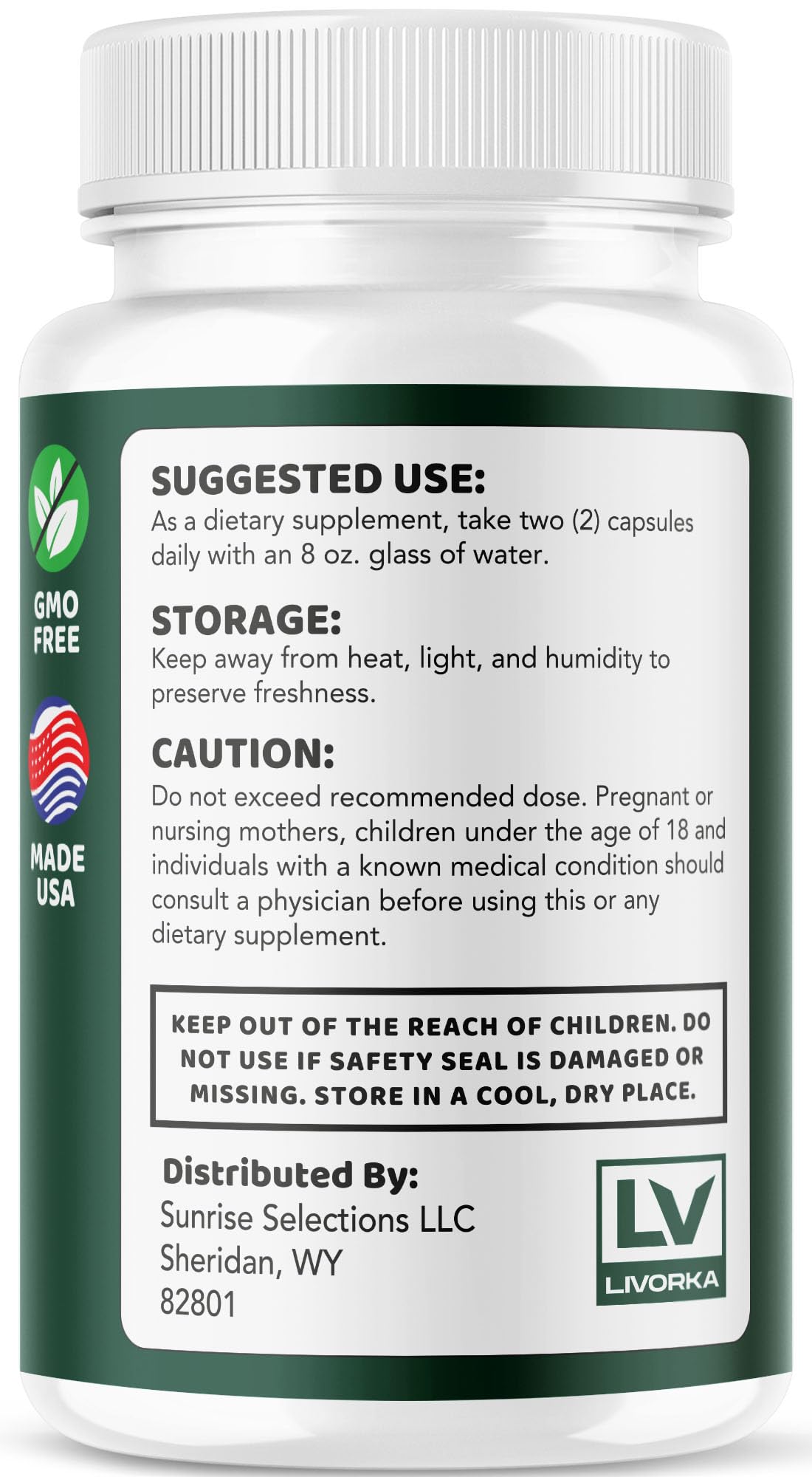 LIVORKA Eden Capsules, 300 Capsules