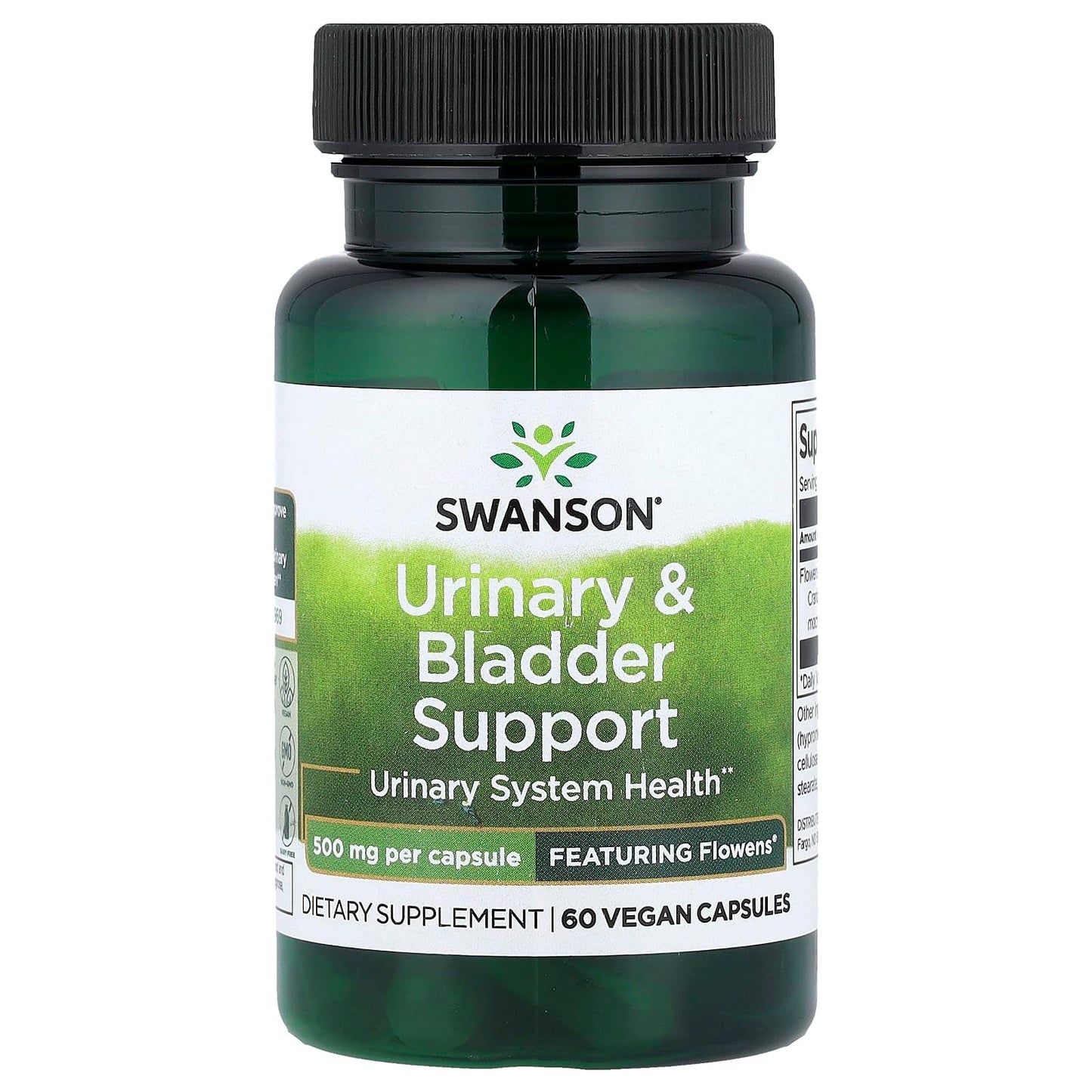 Swanson Urinary & Bladder Support 500 mg Capsules 30 Count