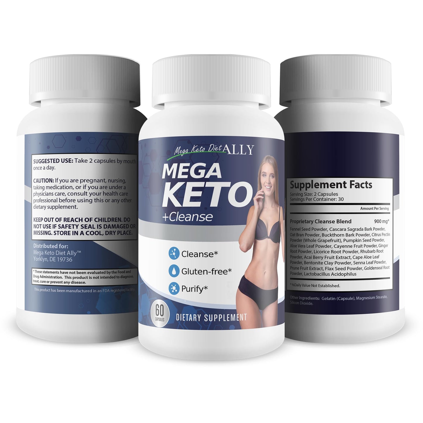 Unknown Mega Keto Diet + Cleanse Capsule, 1 Count