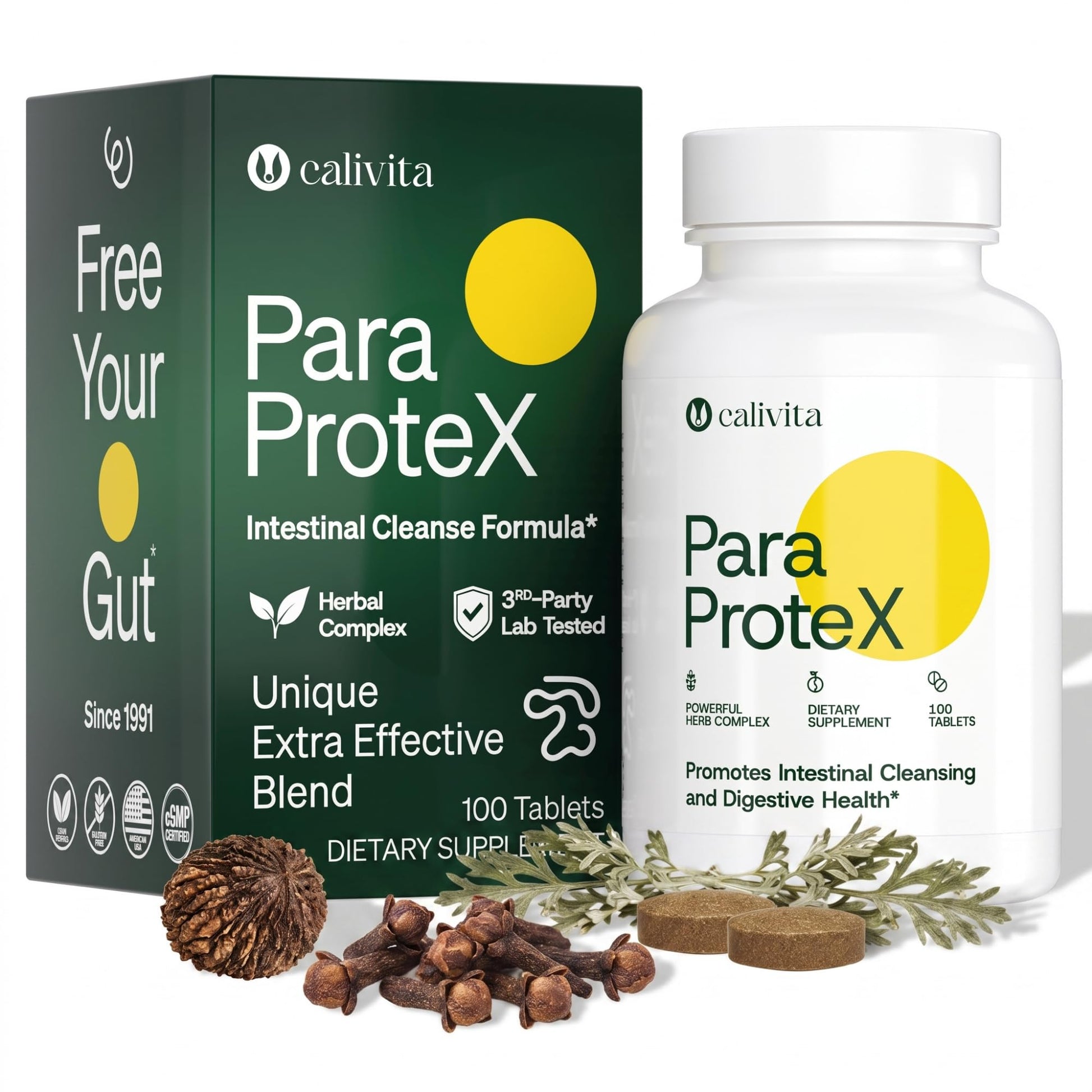 CaliVita International ParaProteX Cleanse for Humans Tablet 100 Tablets