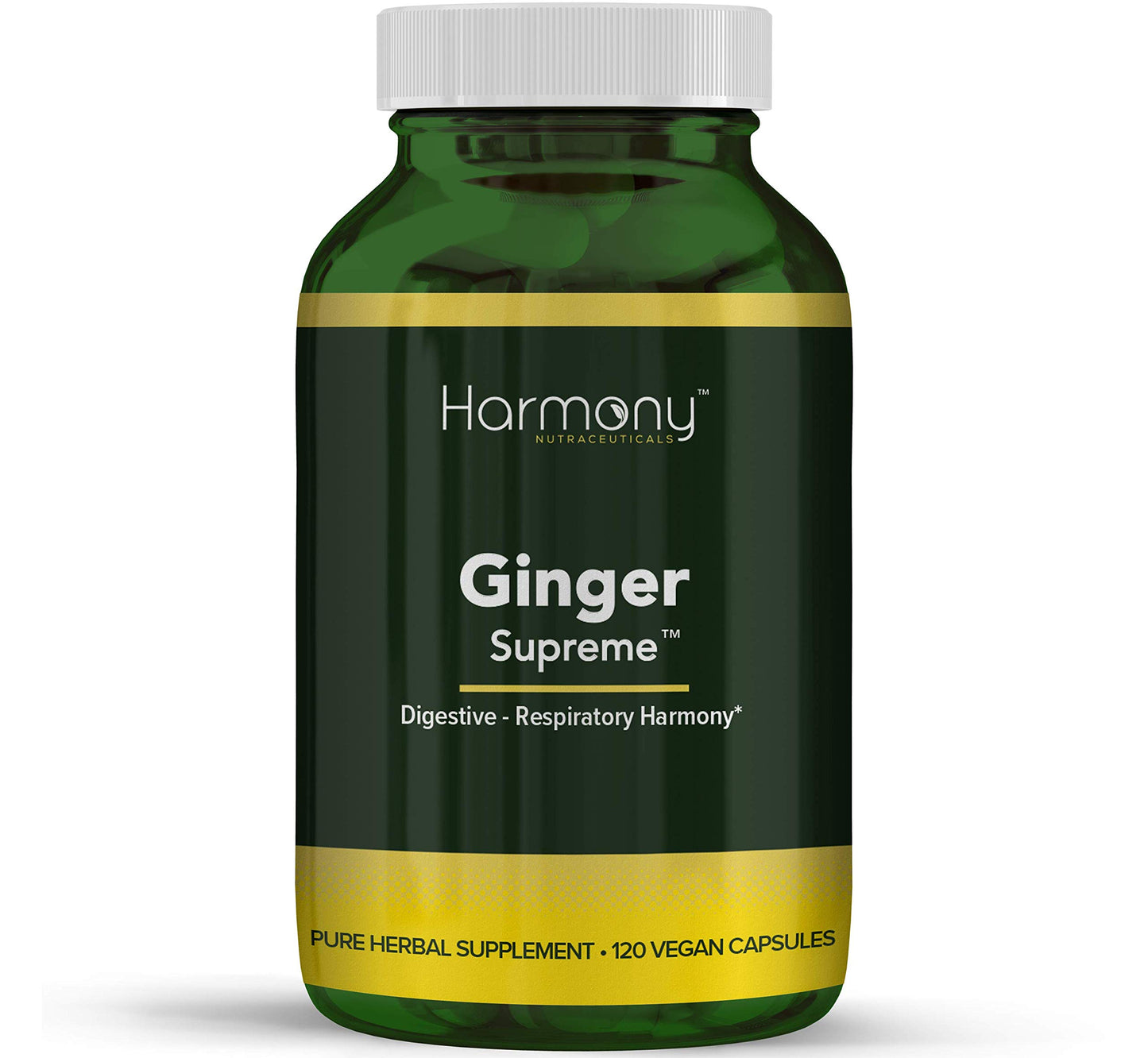Harmony Nutraceuticals Ginger Supreme - Respiratory Harmony Capsule, 120 Count