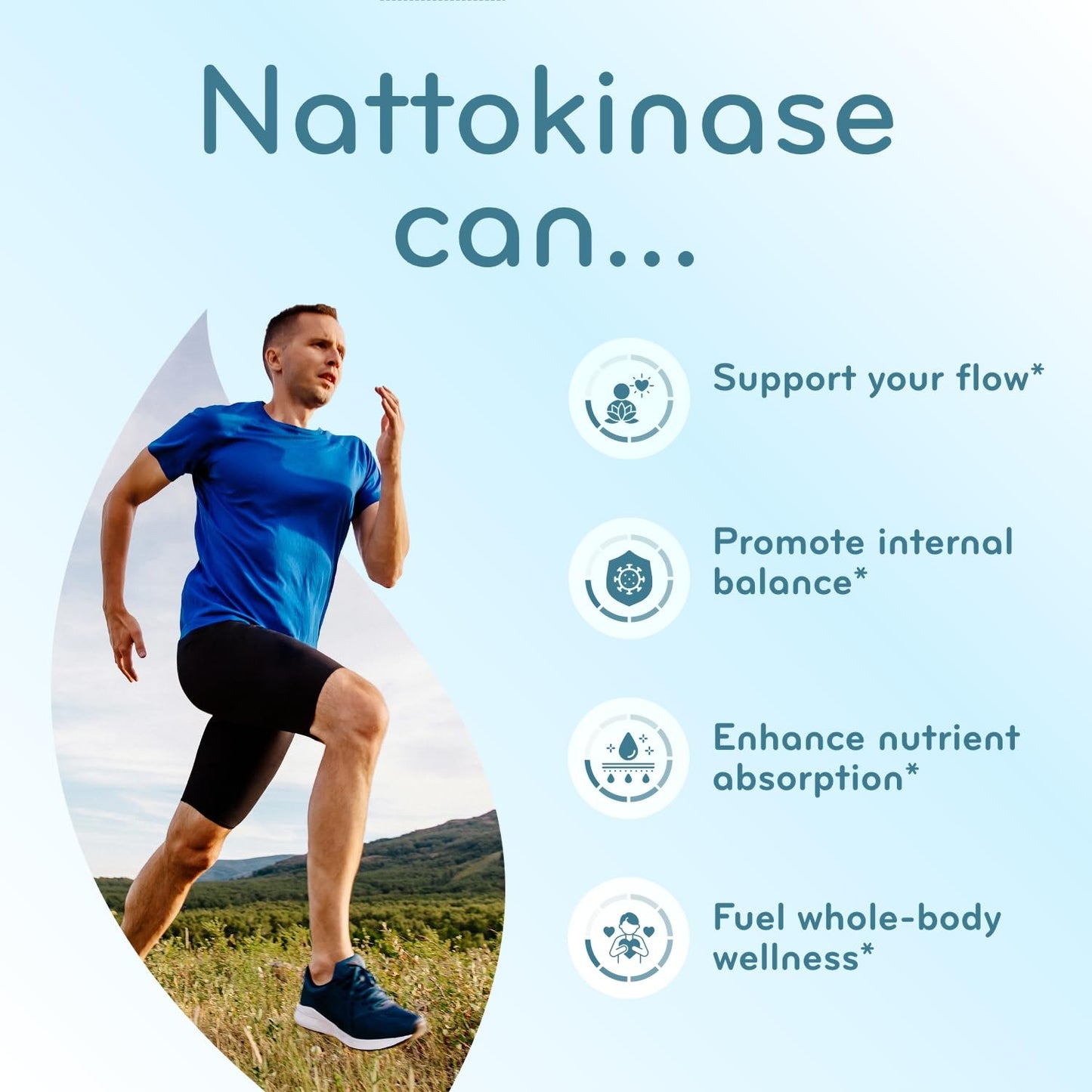 Clear Formulas Nattokinase 4000 FU Enzyme Supplement 200 Capsules