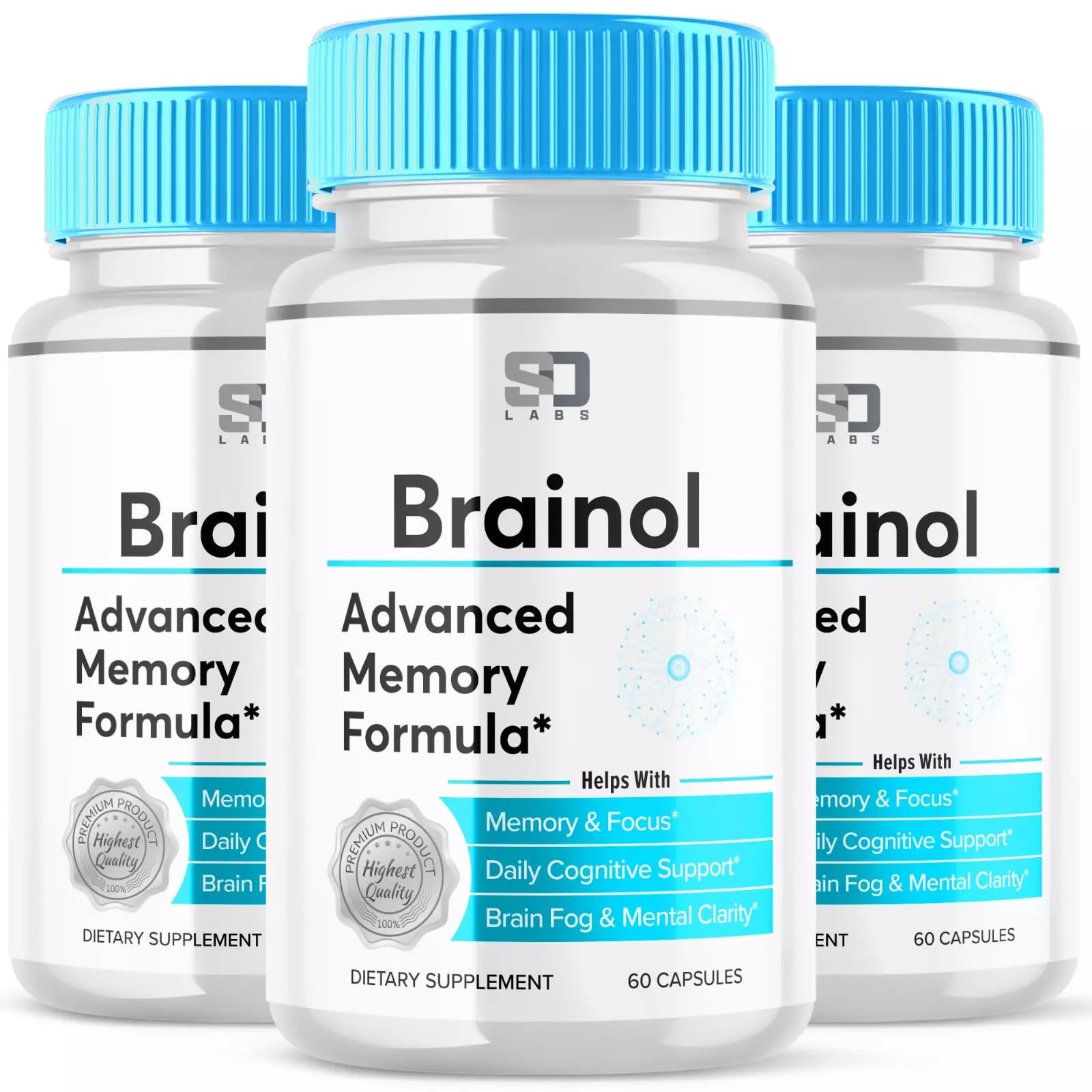 Generic Brain-ol Advanced Memory Formula 180 Capsules