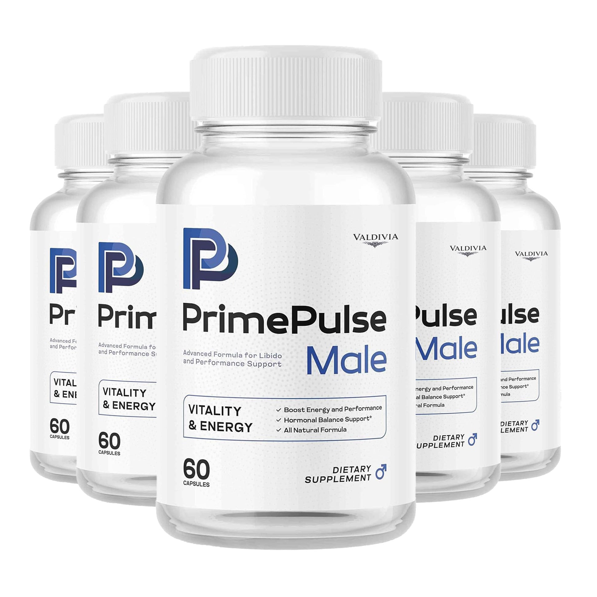 Valdivia Prime Pulse Male Capsules, 300 Capsules