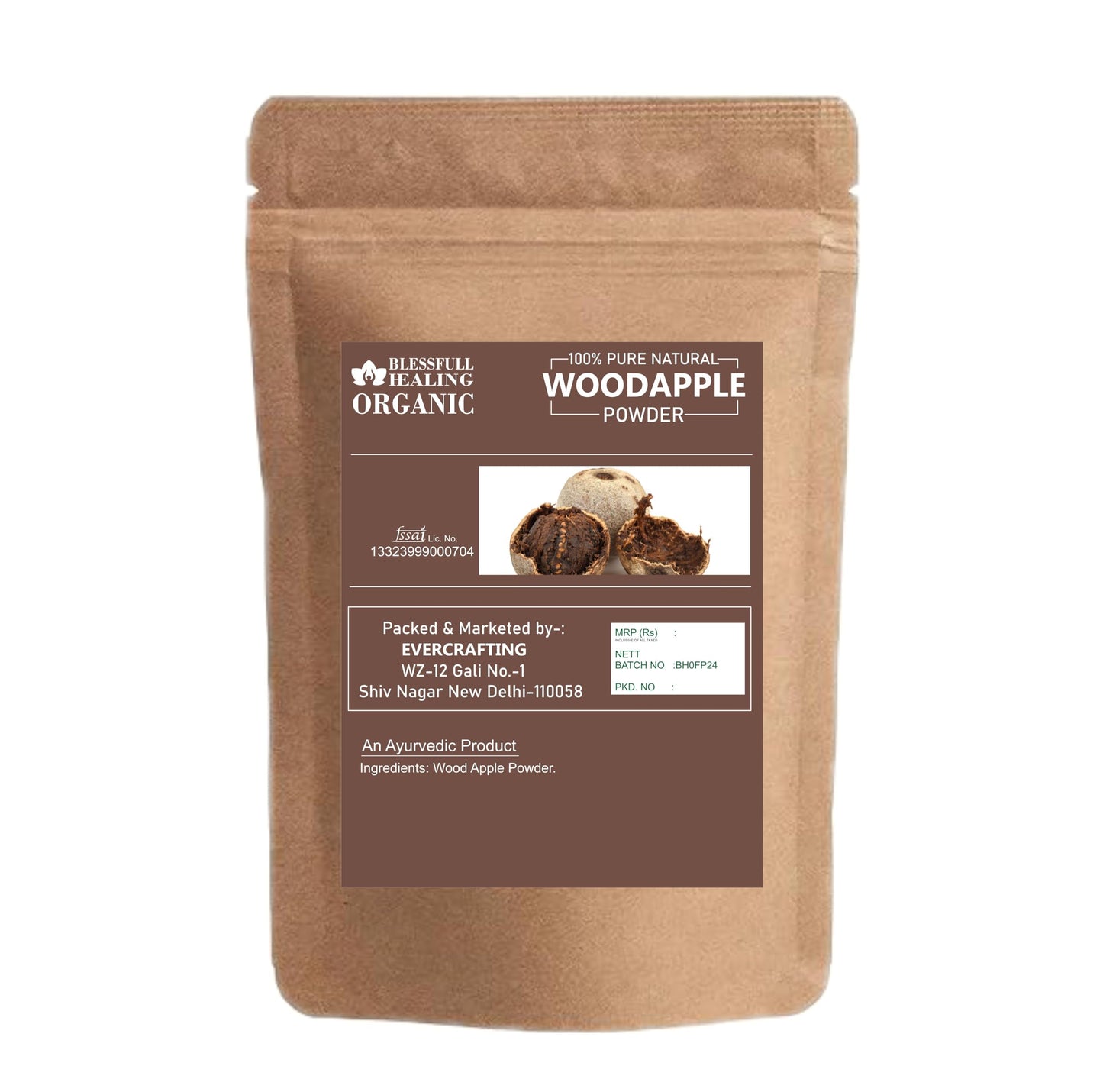 Blessfull Healing Organic Woodapple Powder 3.53 oz