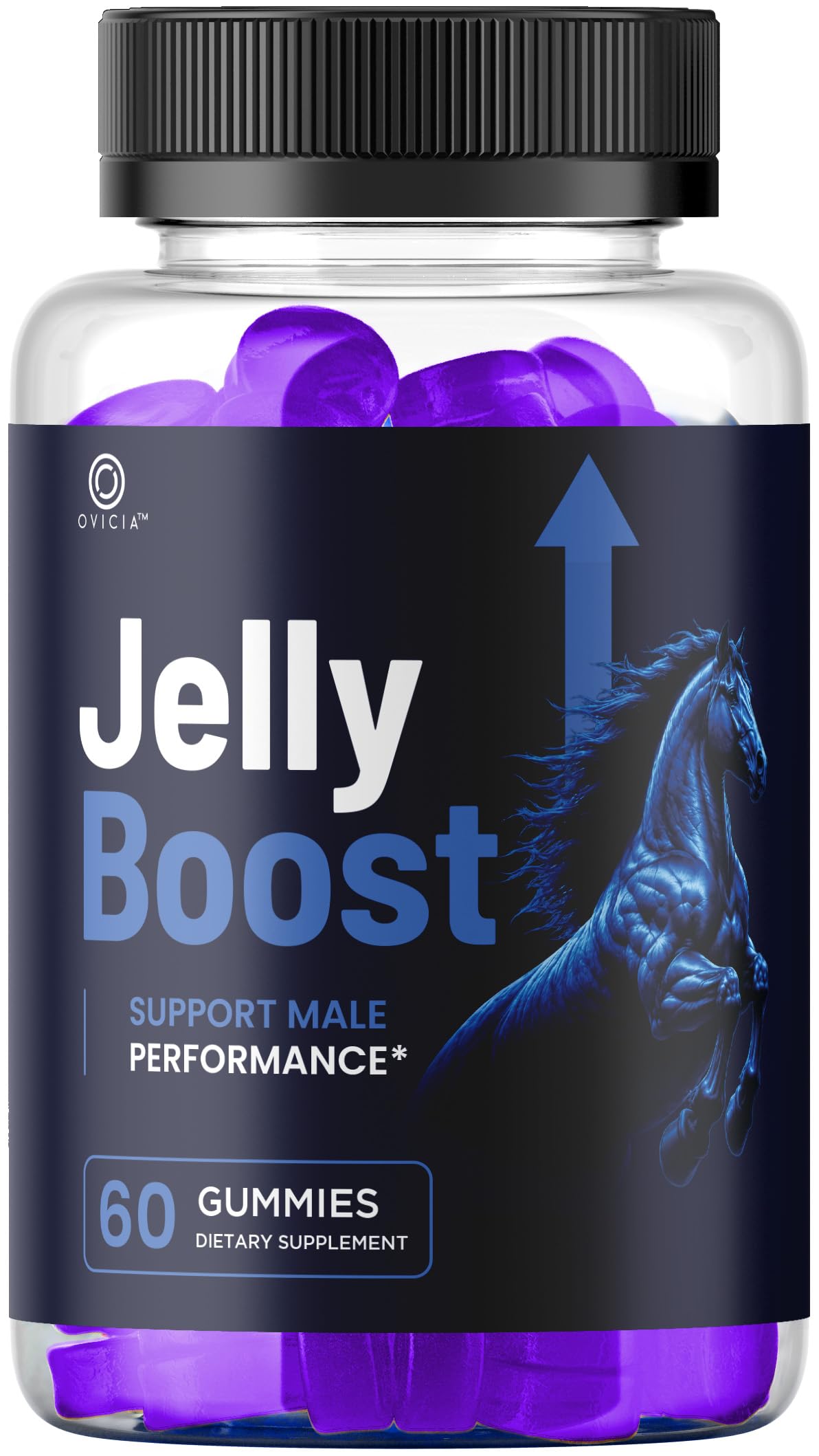 OVICIA Jelly Boost Gummies for Men - 60 Gummies